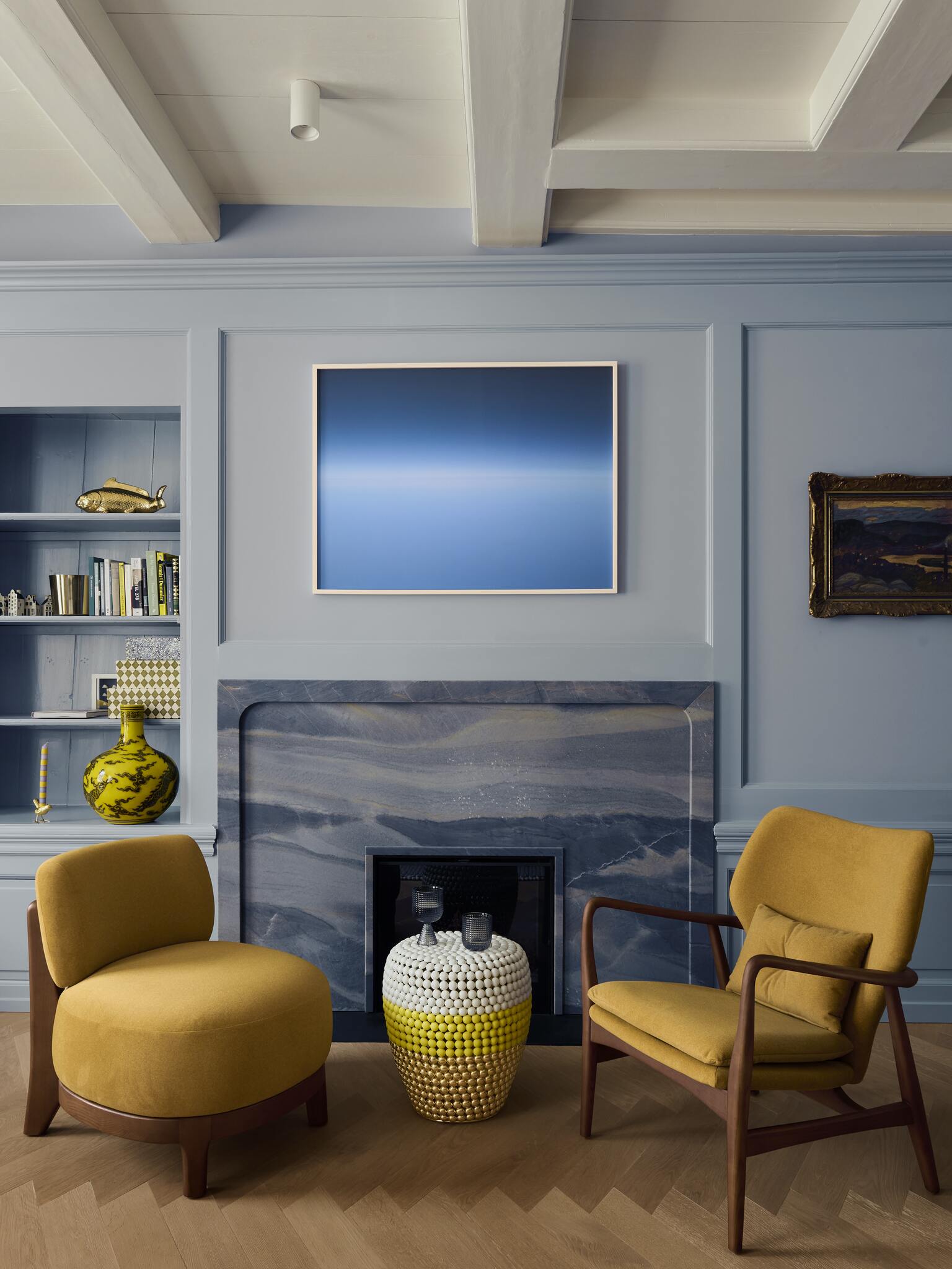 Súprava svietnikov FLOCK OF BIRDS zlatá