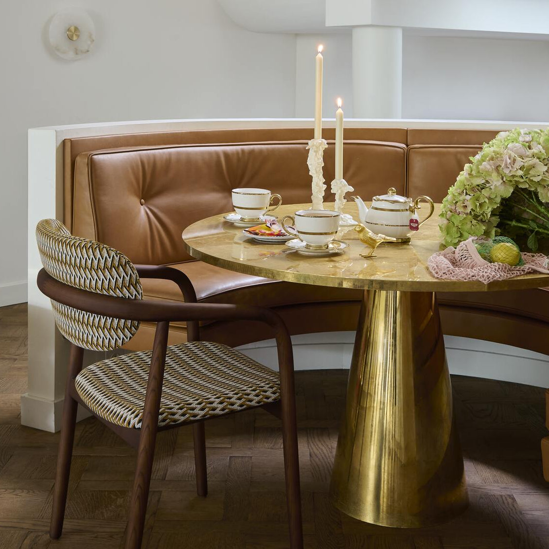 Súprava svietnikov FLOCK OF BIRDS zlatá