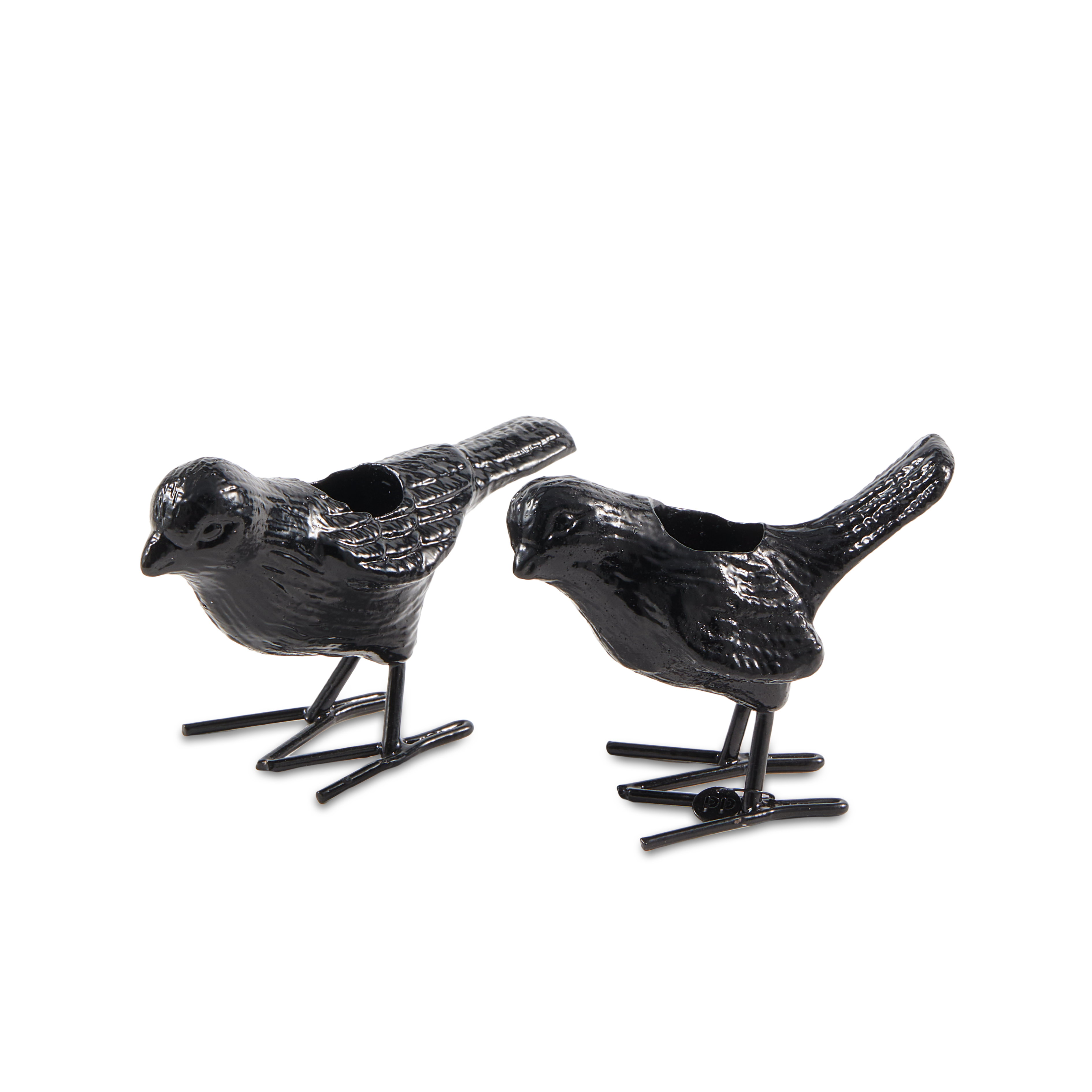 Svietniky FLOCK OF BIRDS čierny