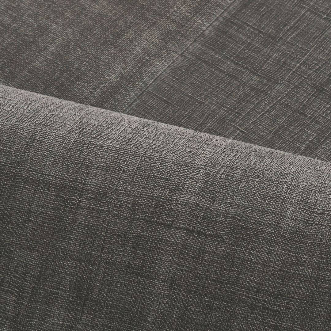 Tapeta štrukturálna geometrická patchwork napodobňujúca tkaninu MESTIZO - NOIR čierna