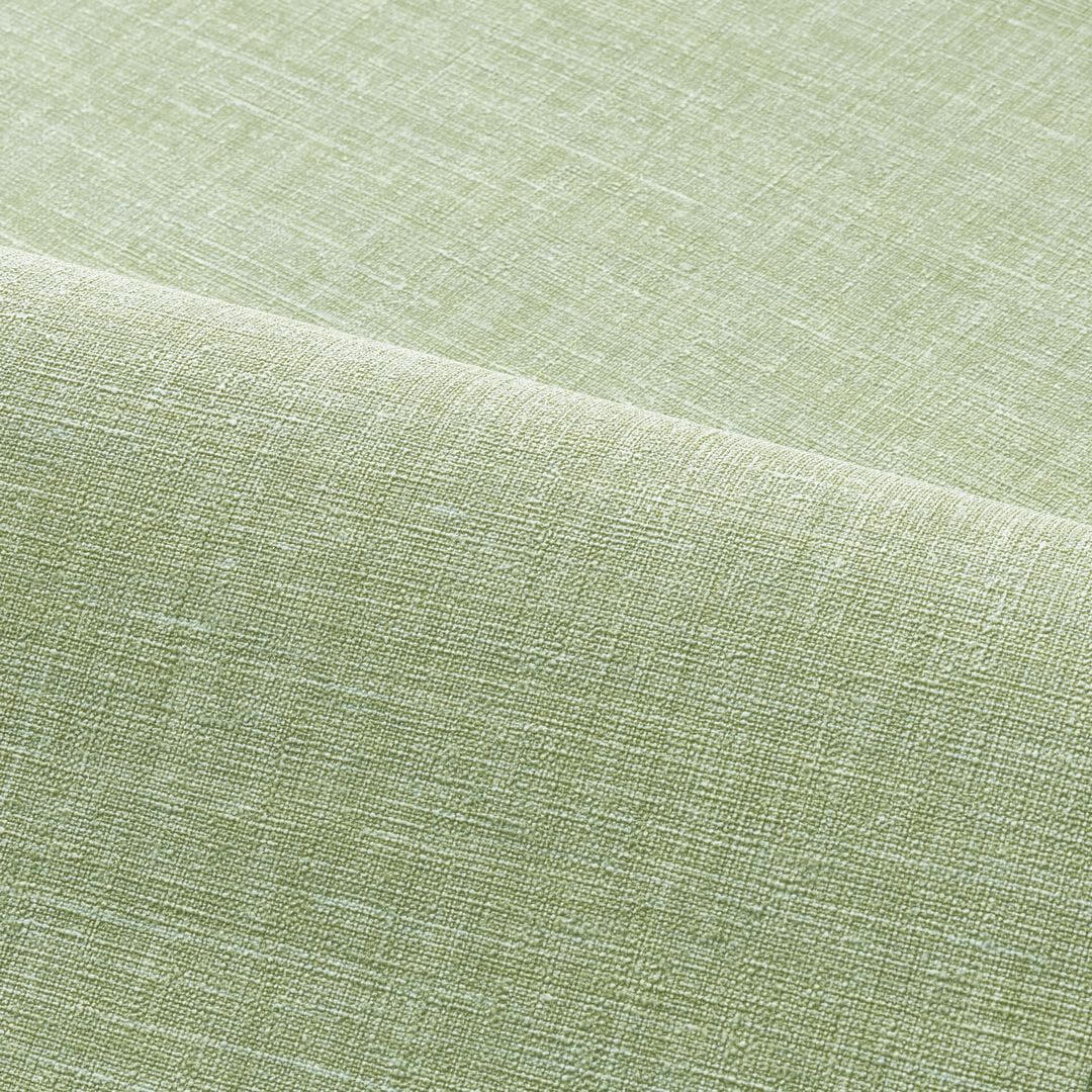 Structural wallpaper resembling linen canvas SHINOK - AMANDE almond green