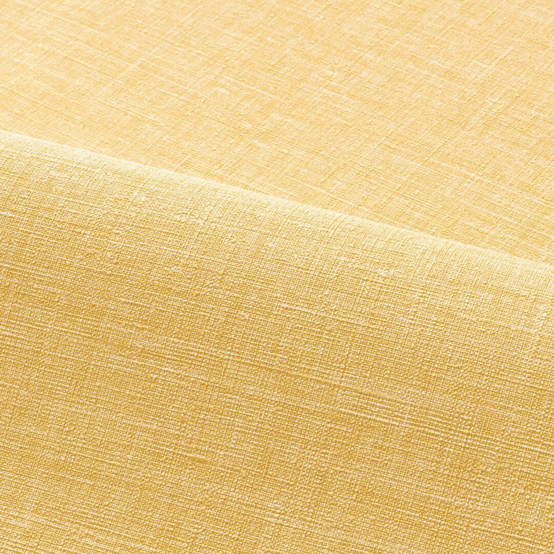 Structural wallpaper resembling linen canvas SHINOK - MIMOSA muted yellow