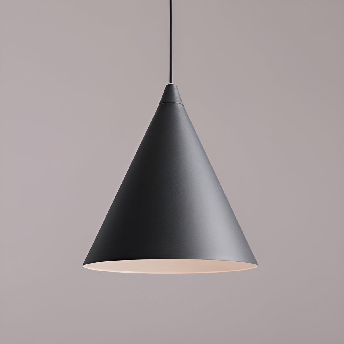Hanging lamp Black forms