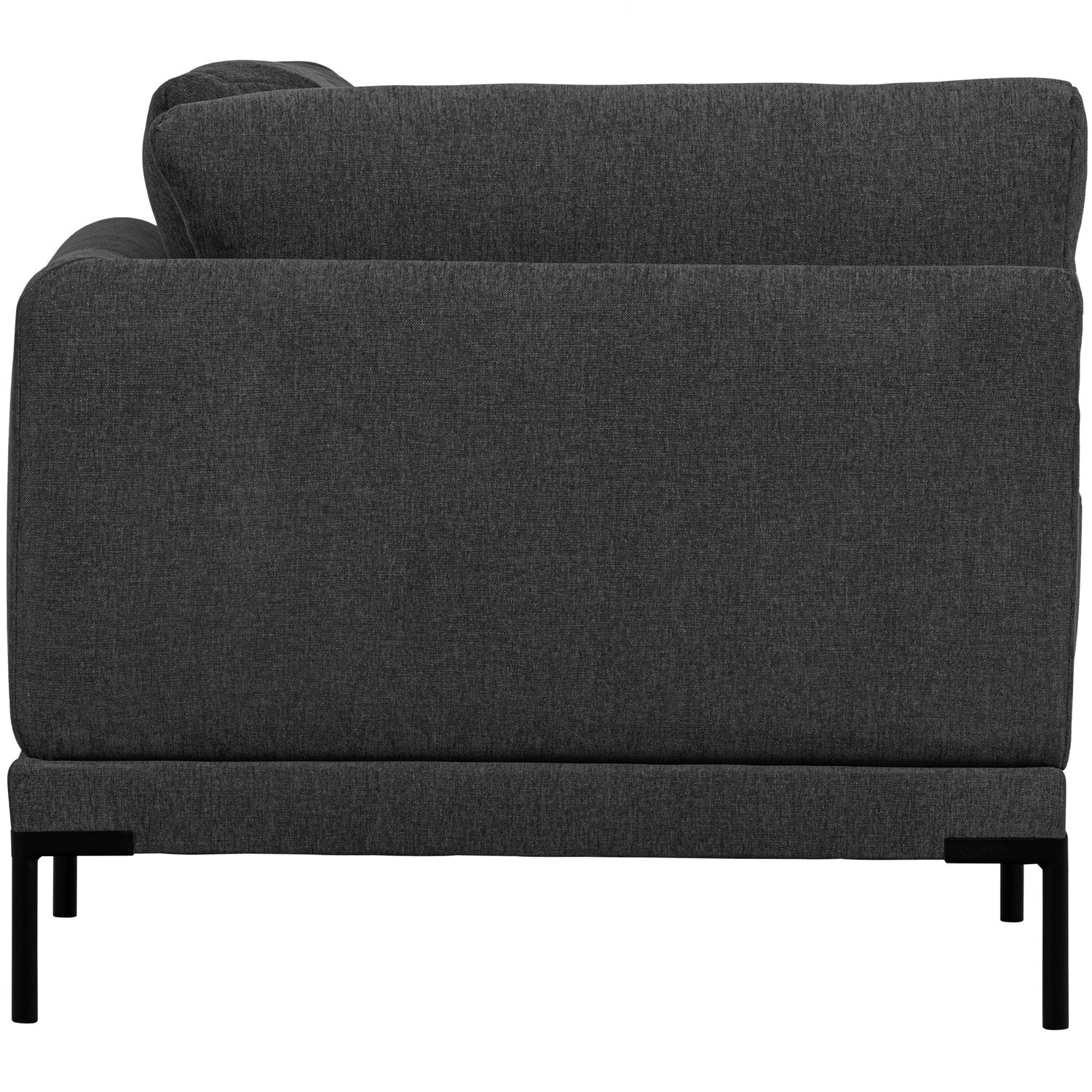 Sofa COUPLE - modulárny rohový antracitový