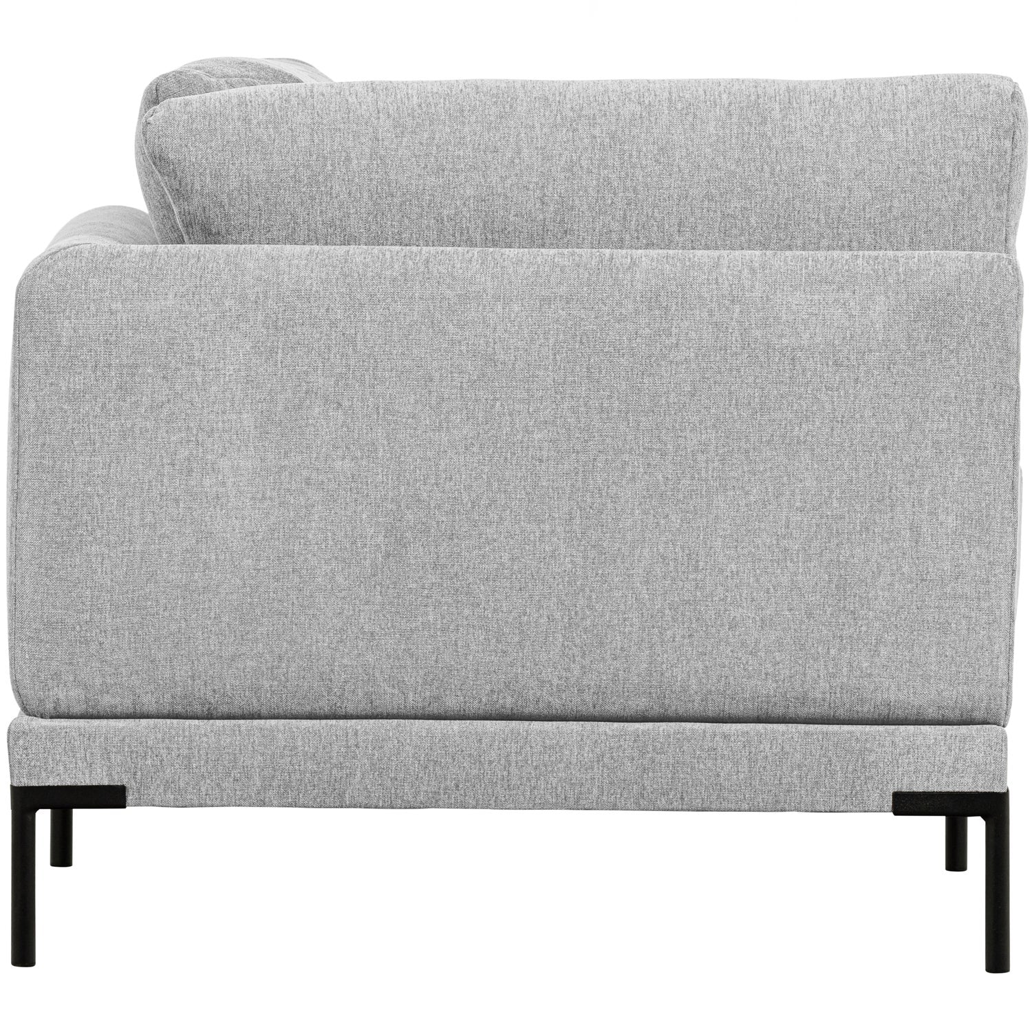 Sofa COUPLE - modulárny rohový svetlosivý