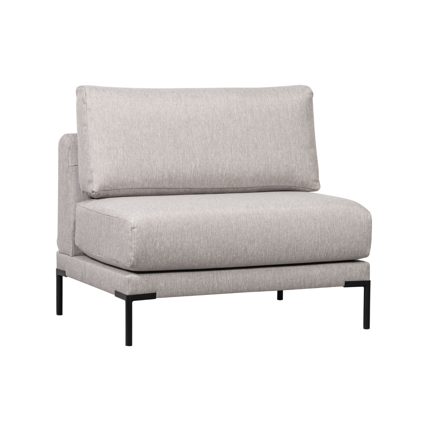 Fotel / modul COUPLE DINING BENCH svetlosivý