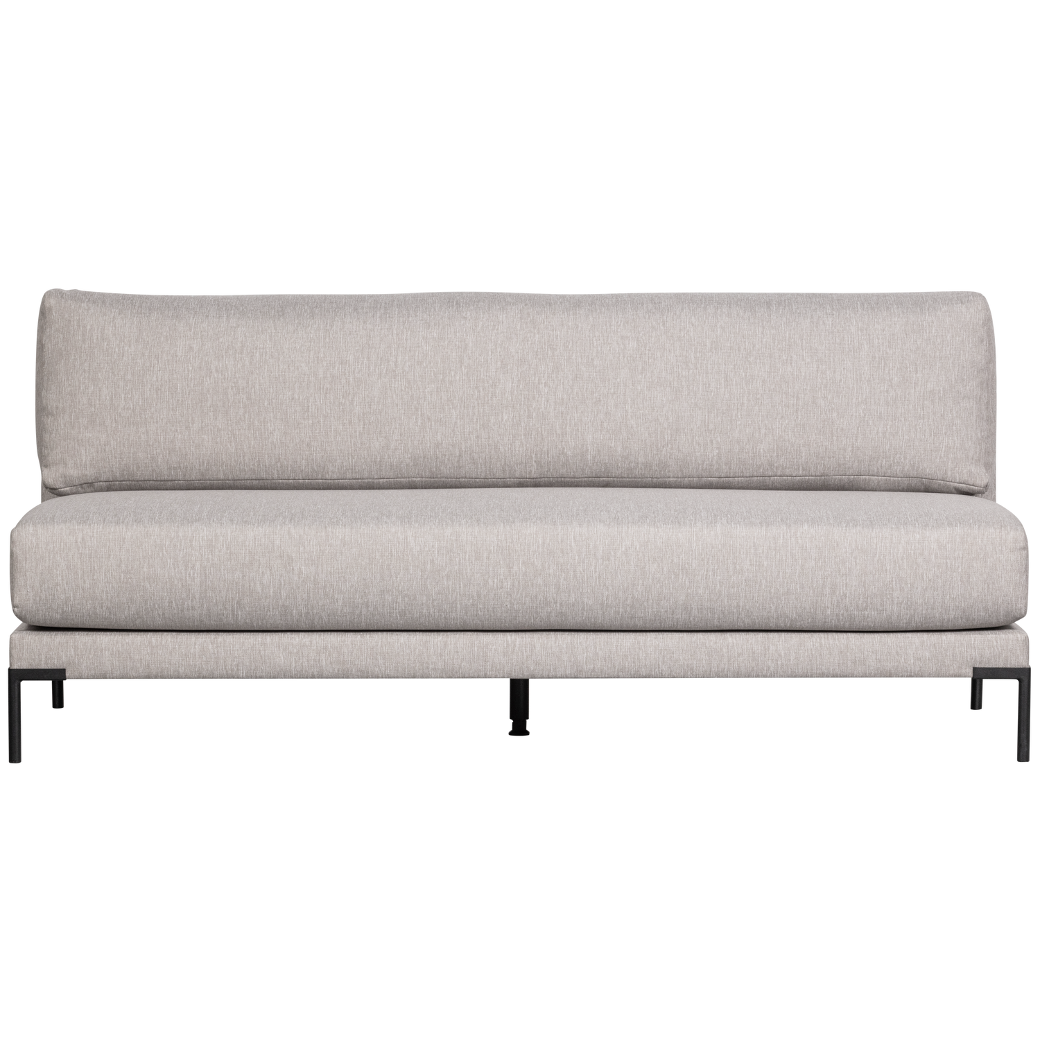 Sofa COUPLE DINING BENCH - stredový modul svetlosivý