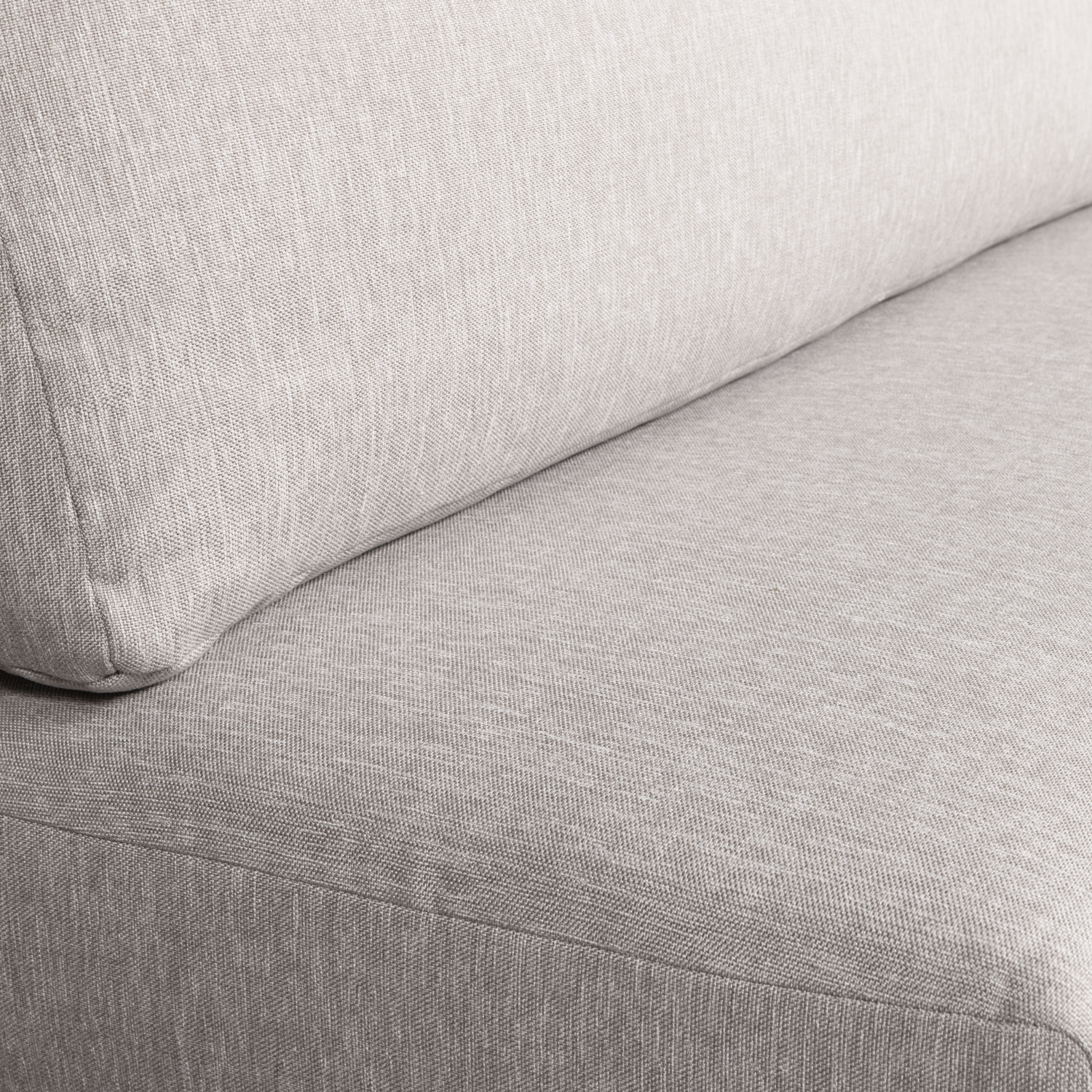 Sofa COUPLE DINING BENCH - stredový modul svetlosivý