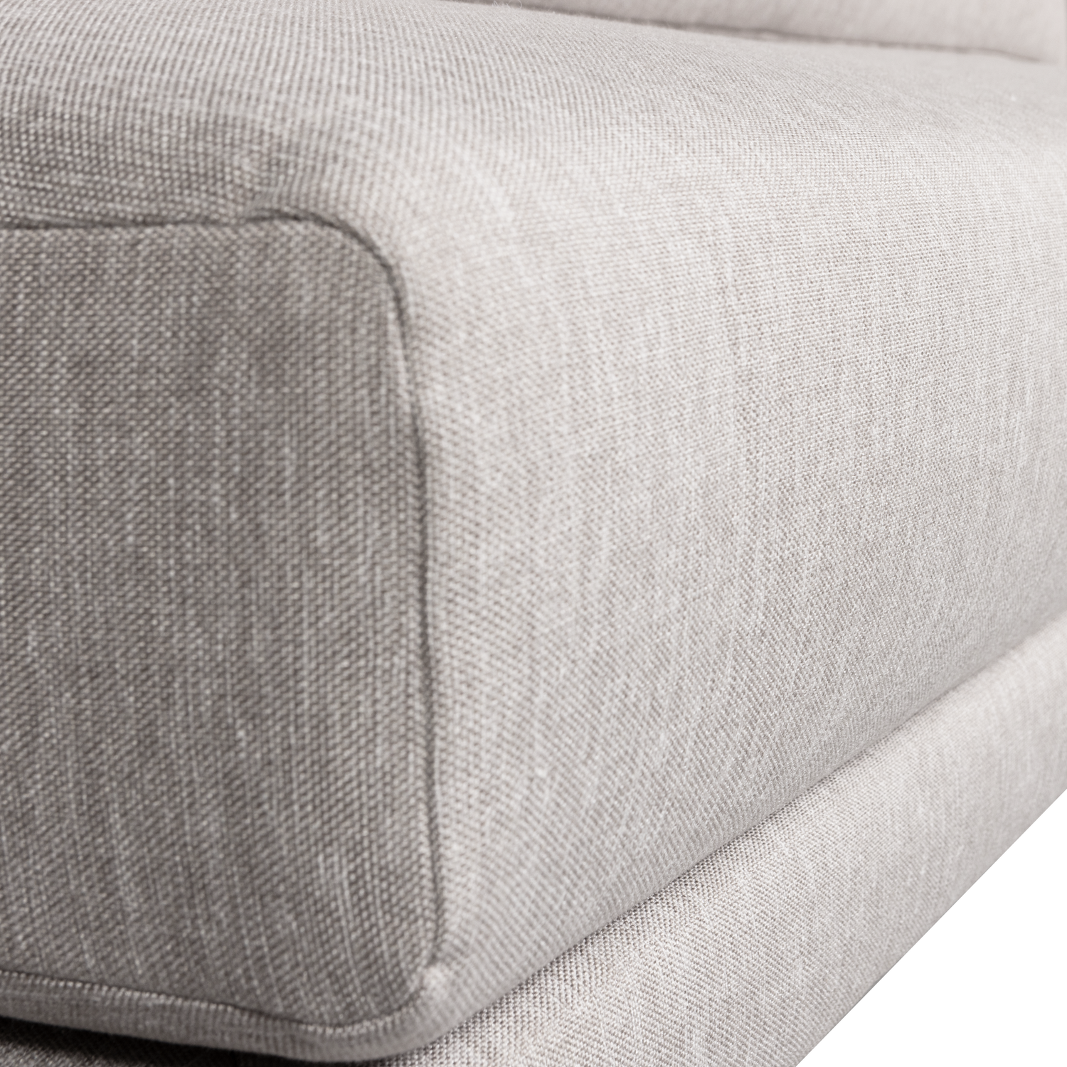 Sofa COUPLE DINING BENCH - stredový modul svetlosivý