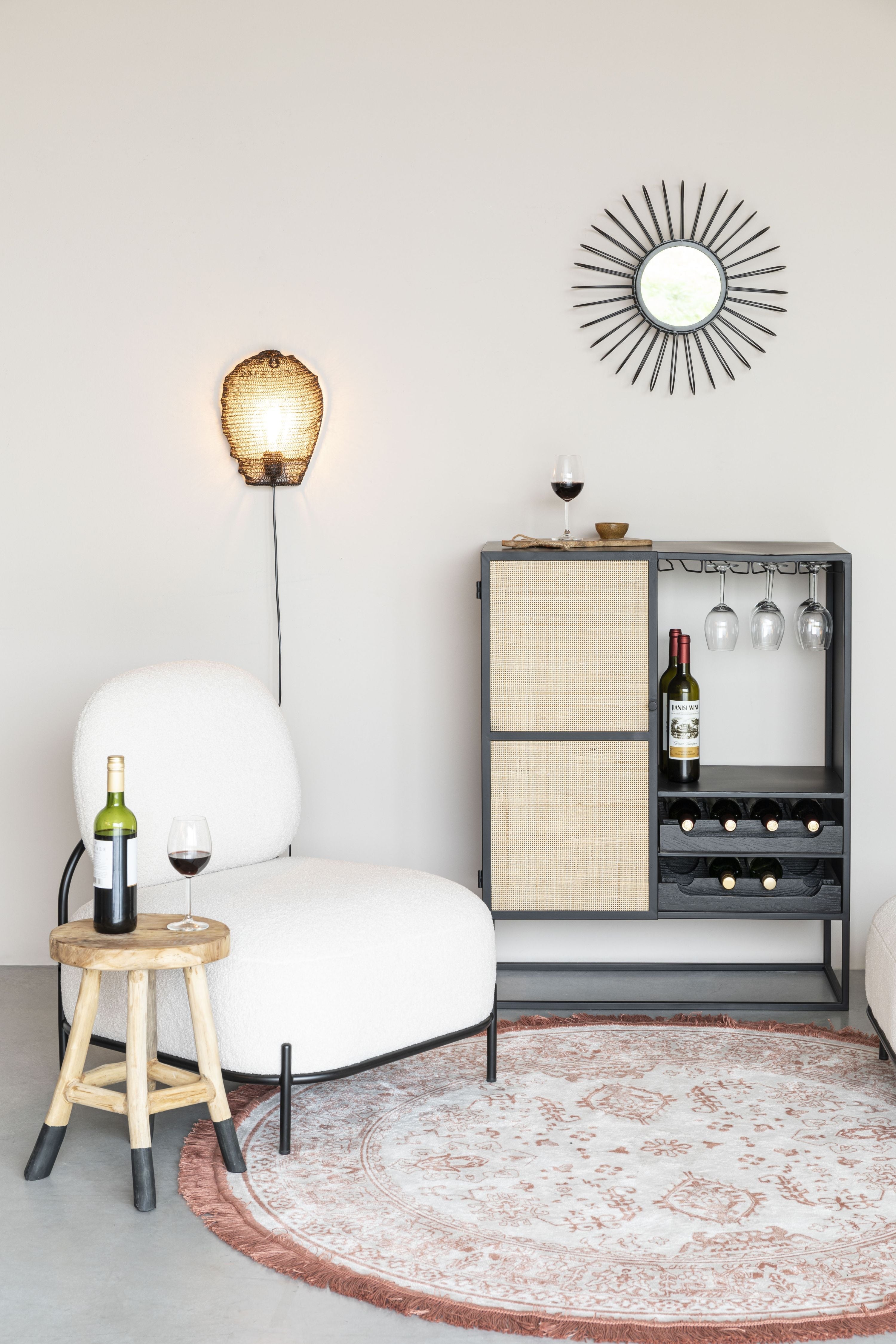 Wine Cabinet Guuji Low White Label Living Eye on Design