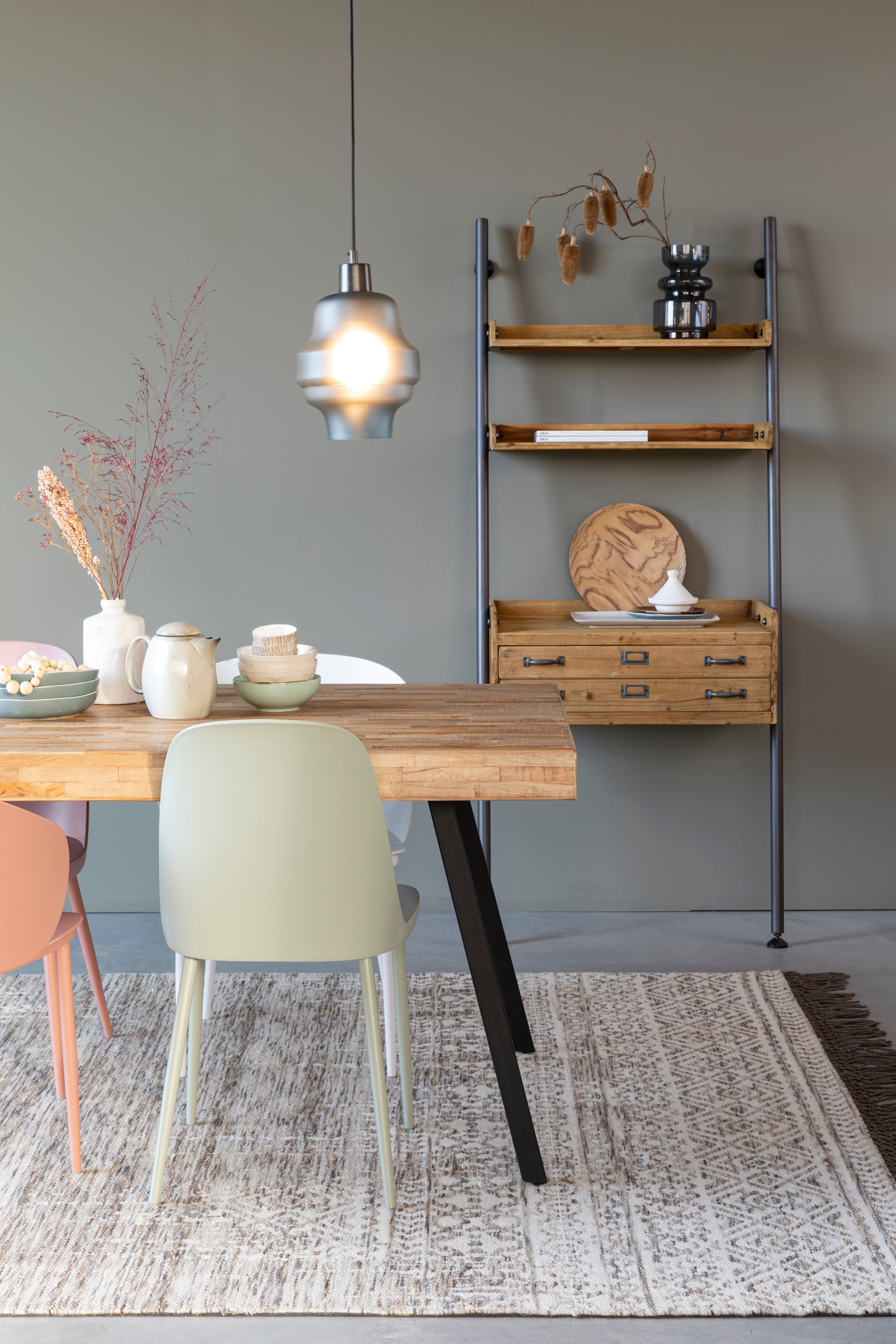 Regál ROOK jedľové drevo