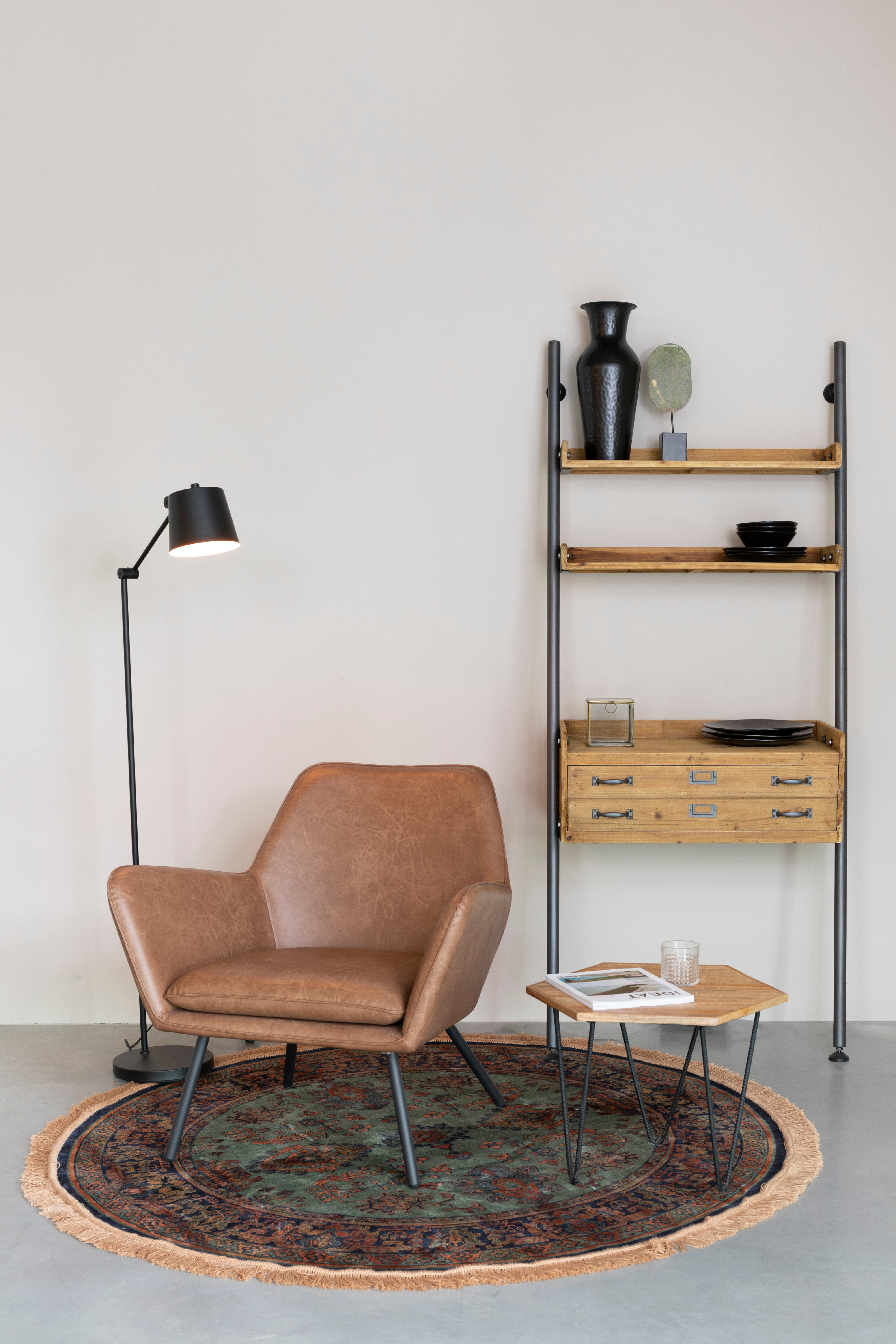 Regál ROOK jedľové drevo