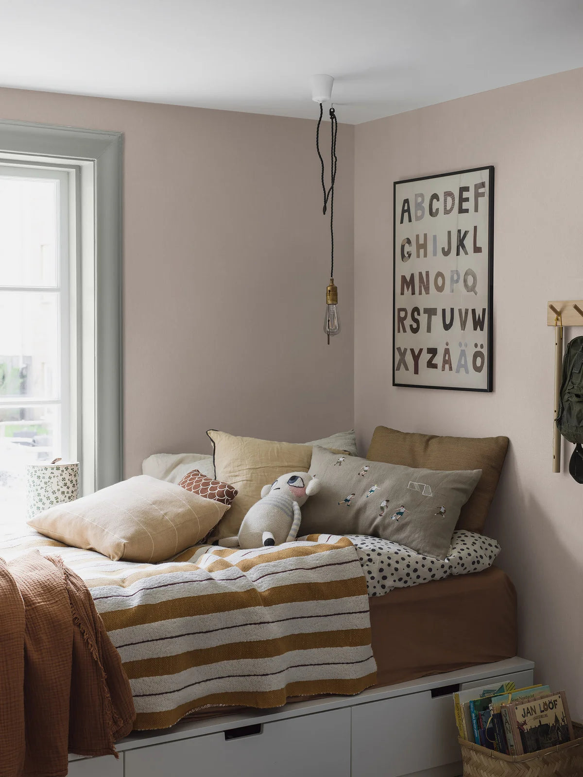 Tapeta so štruktúrou imitujúcou ľan LINEN - SOFT BLUSH svetloružová
