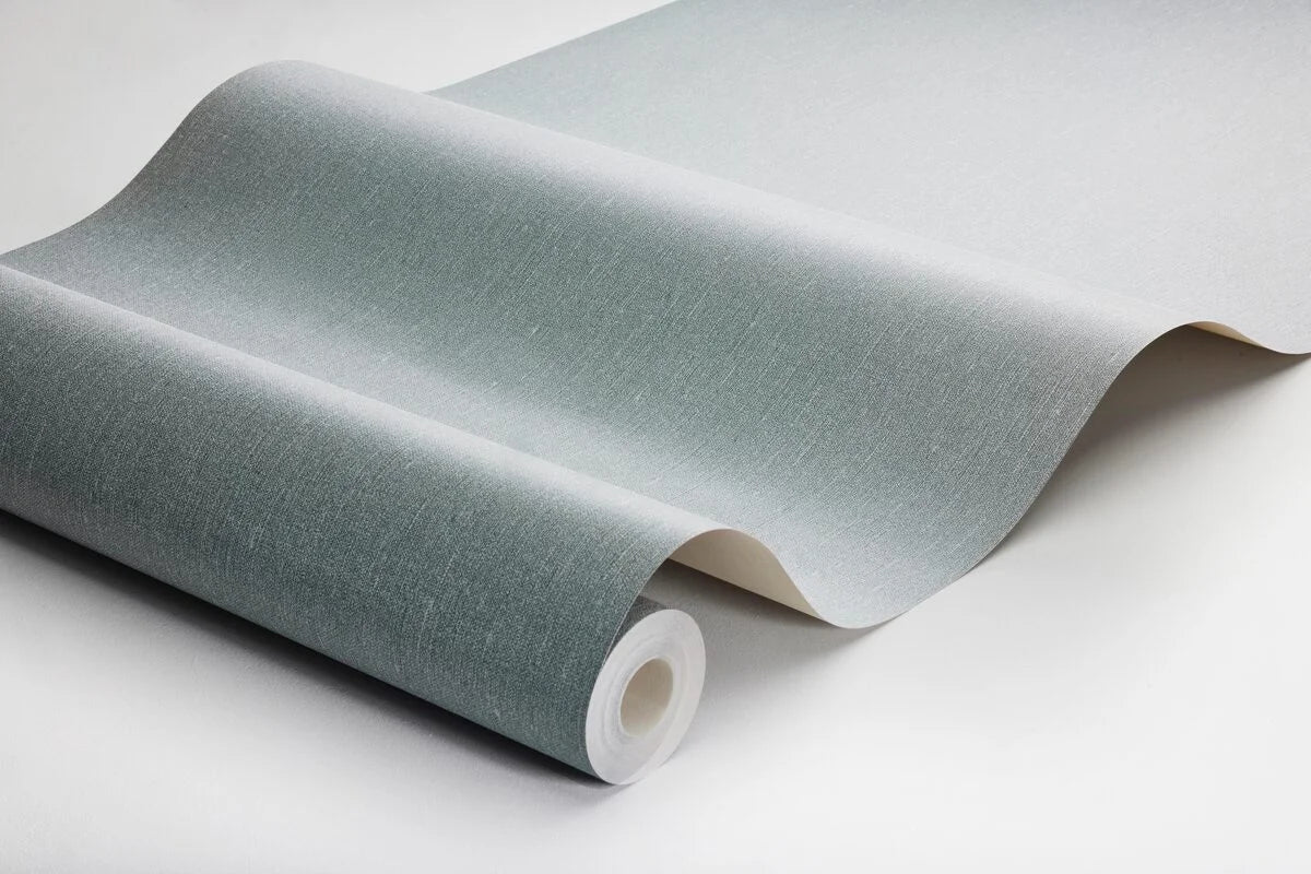 Tapeta so štruktúrou imitujúcou ľan LINEN - DUSTY DENIM zhasnutá modrá