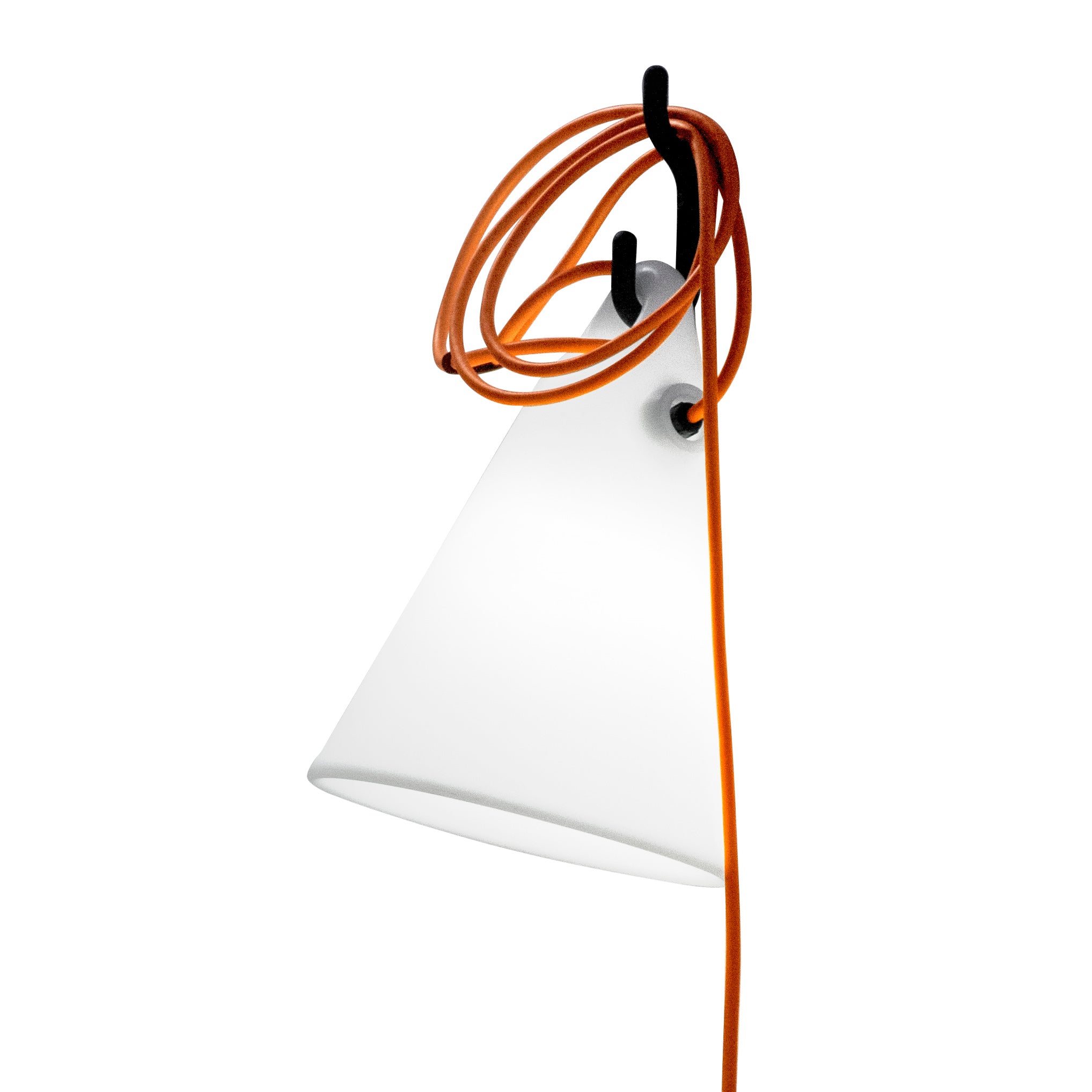 Závesná vonkajšia lampa TRILLY biela