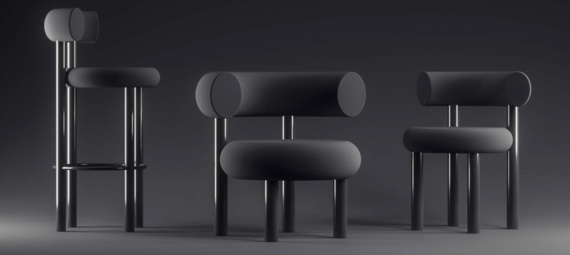 Stolička FAT s drevenou základňou