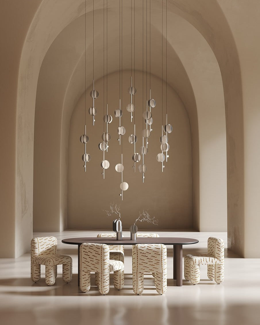 Závesná lampa EL VERTICAL oceľ