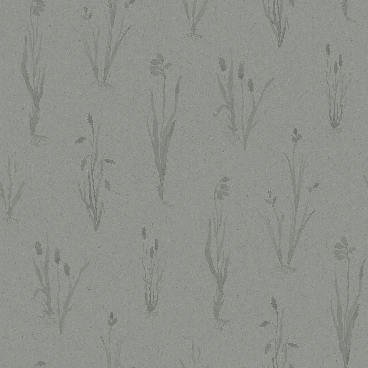 MOORLAND Dark Gray Floral Pattern Wallpaper
