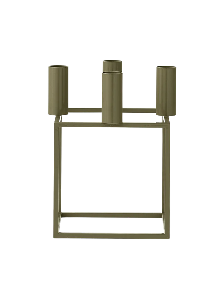 Svietnik KUBUS olivový