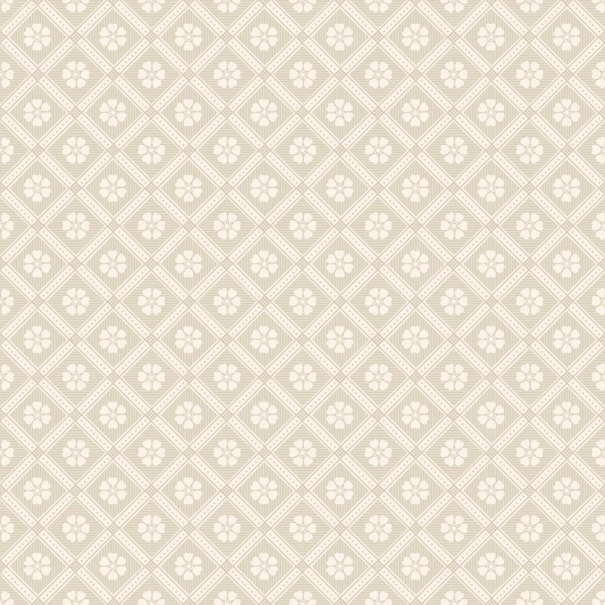 Beige geometric pattern wallpaper LOVE