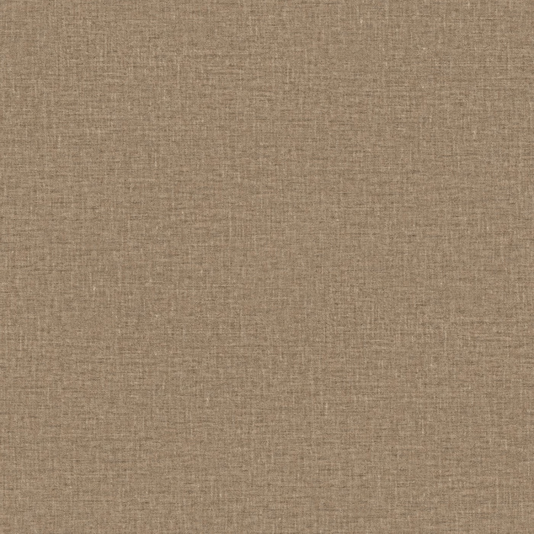 Structural wallpaper imitating linen canvas LINA - TABAC warm brown