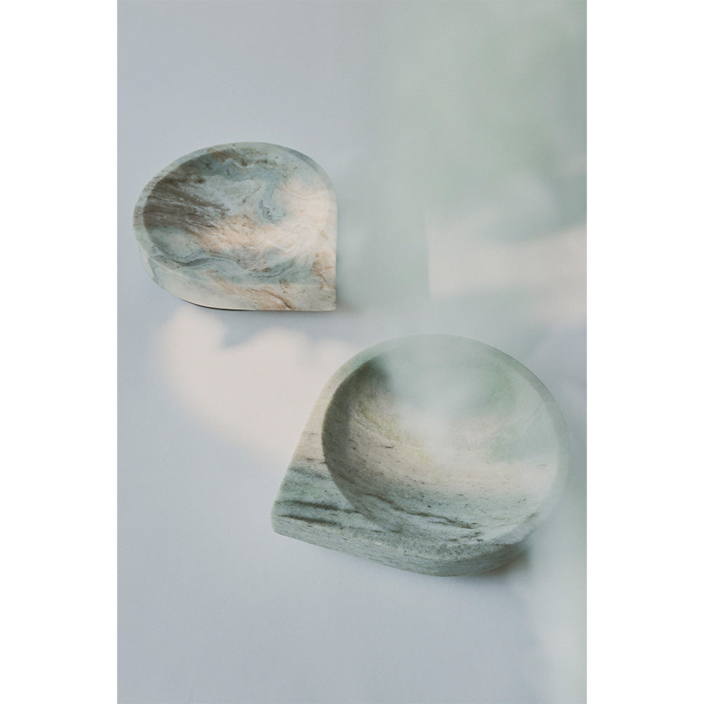 Dekoratívna misa STILLA bordový mramor