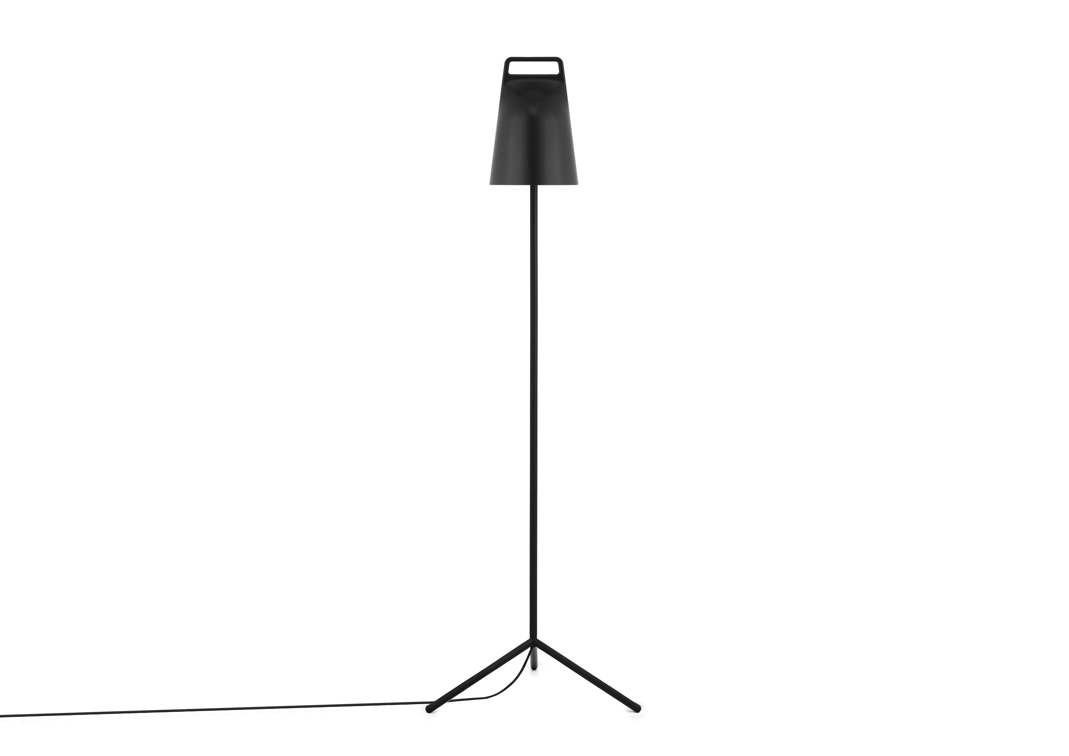 Stojaca lampa na čítanie STAGE čierna