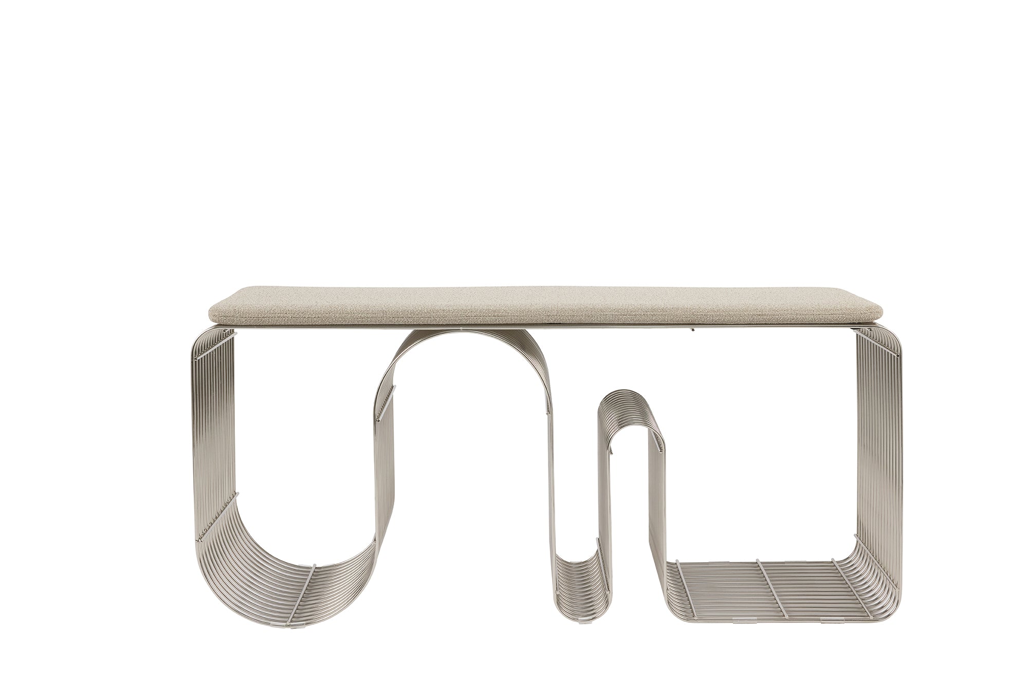 CURVA Silver Bench