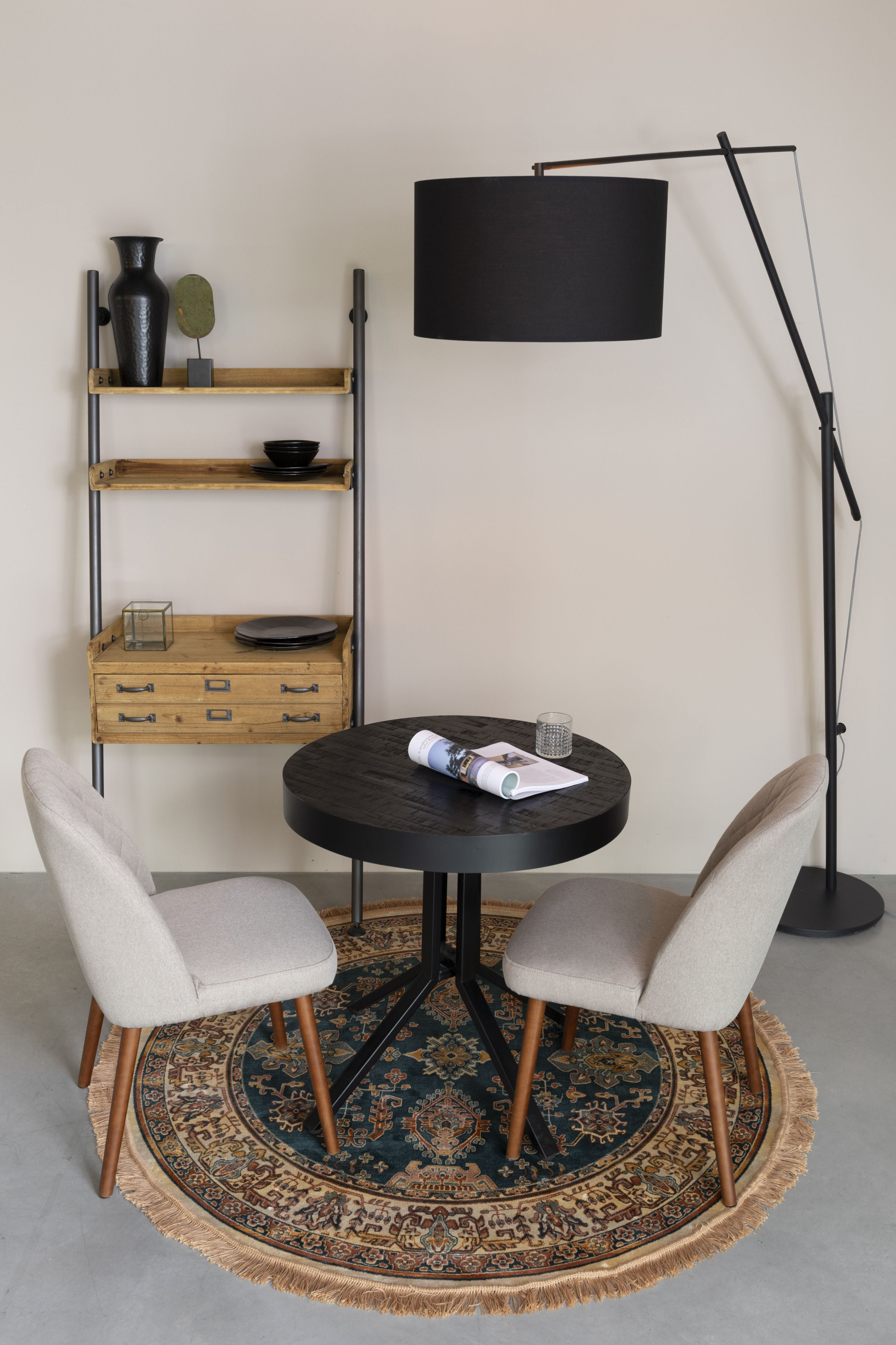 Floor Lamp Tokio Black White Label Living Eye on Design