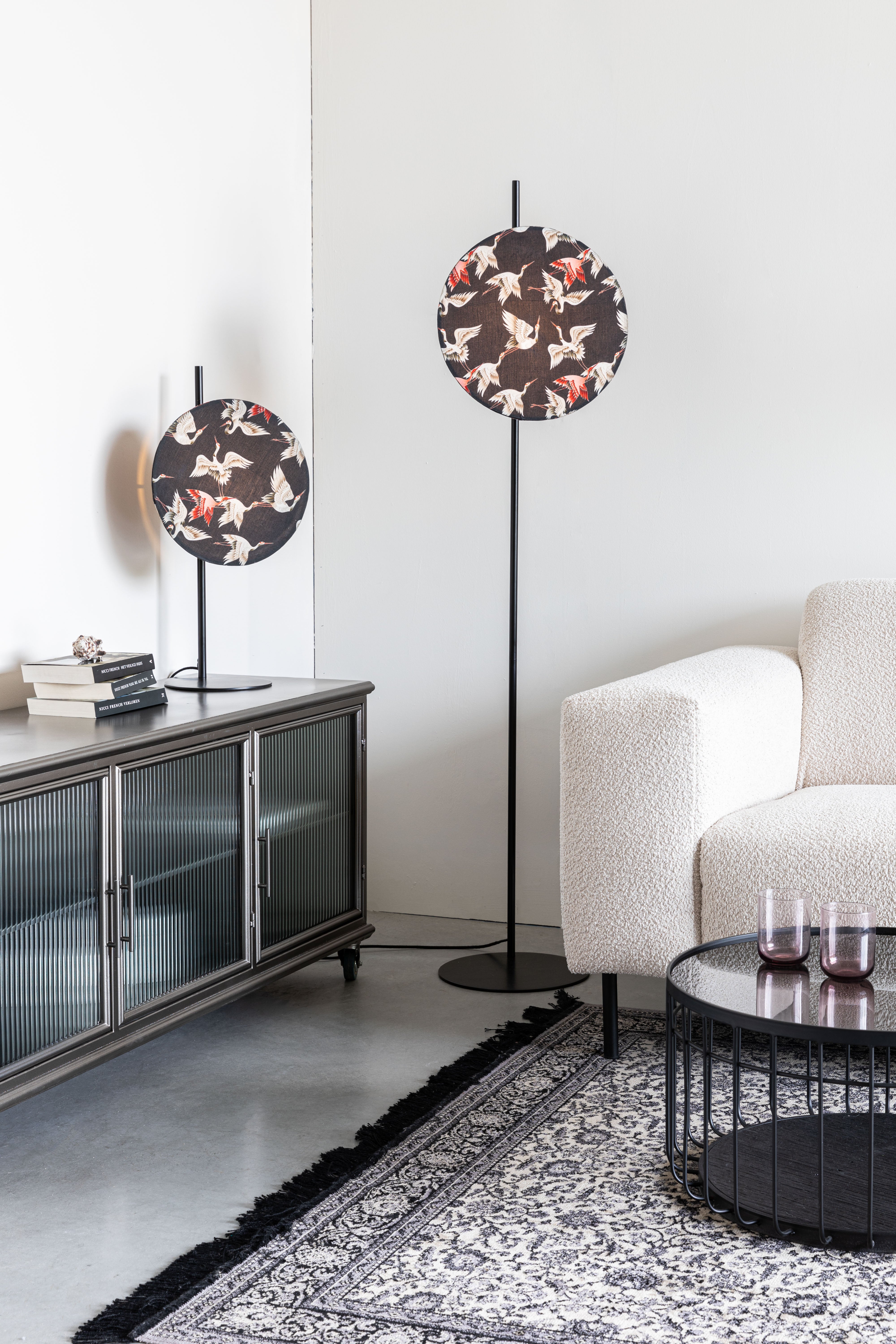 Stolná lampa JAYLEE čierna