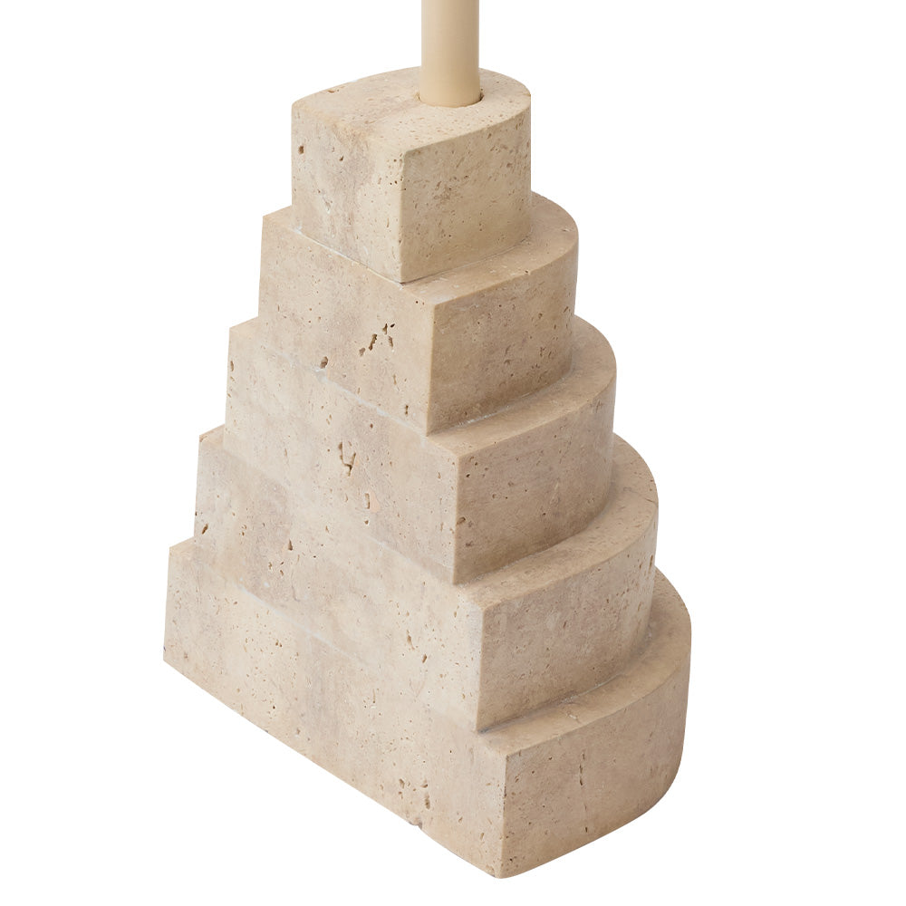 Kruhový stôl SOLUM travertín