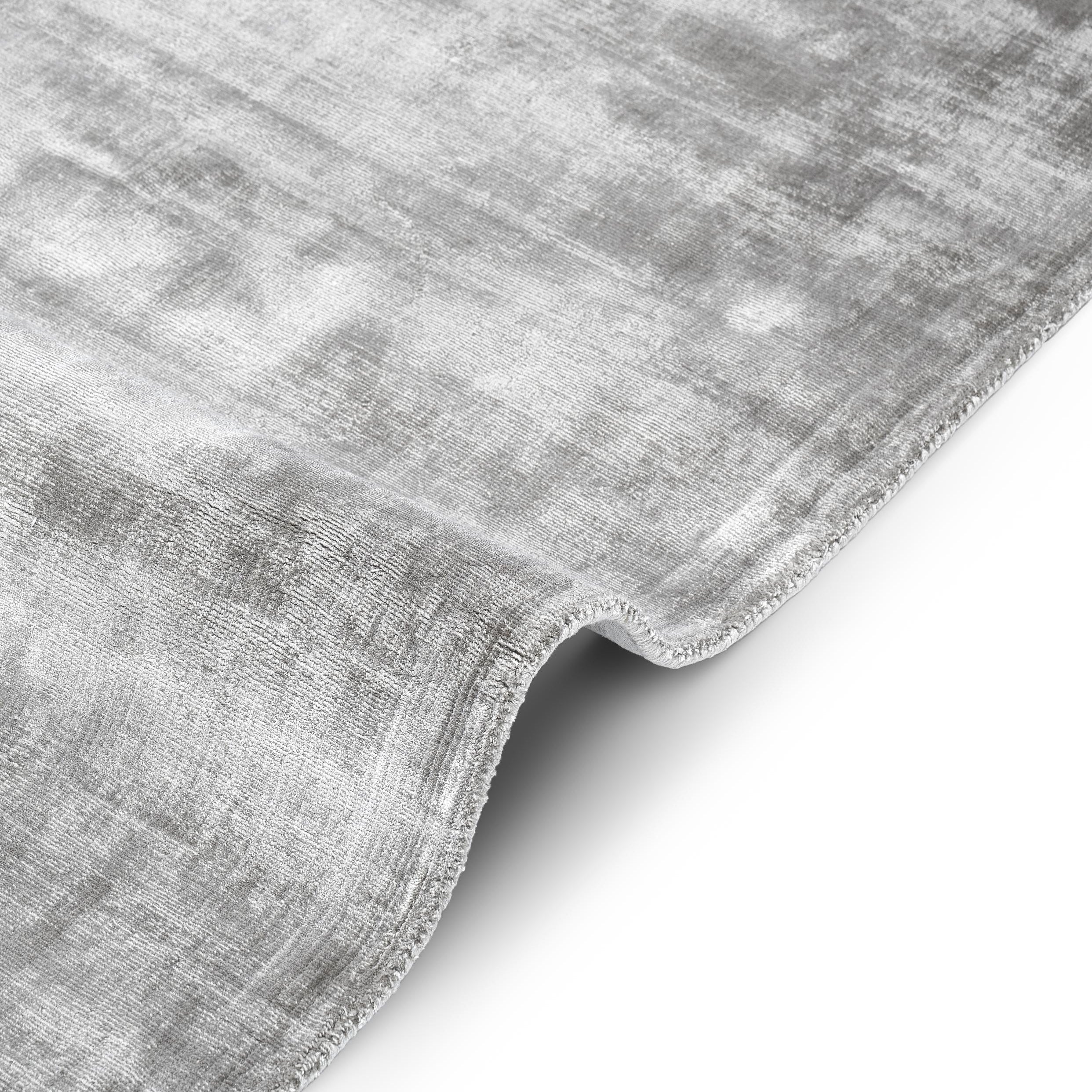 Kruhový koberec DESERT šedý