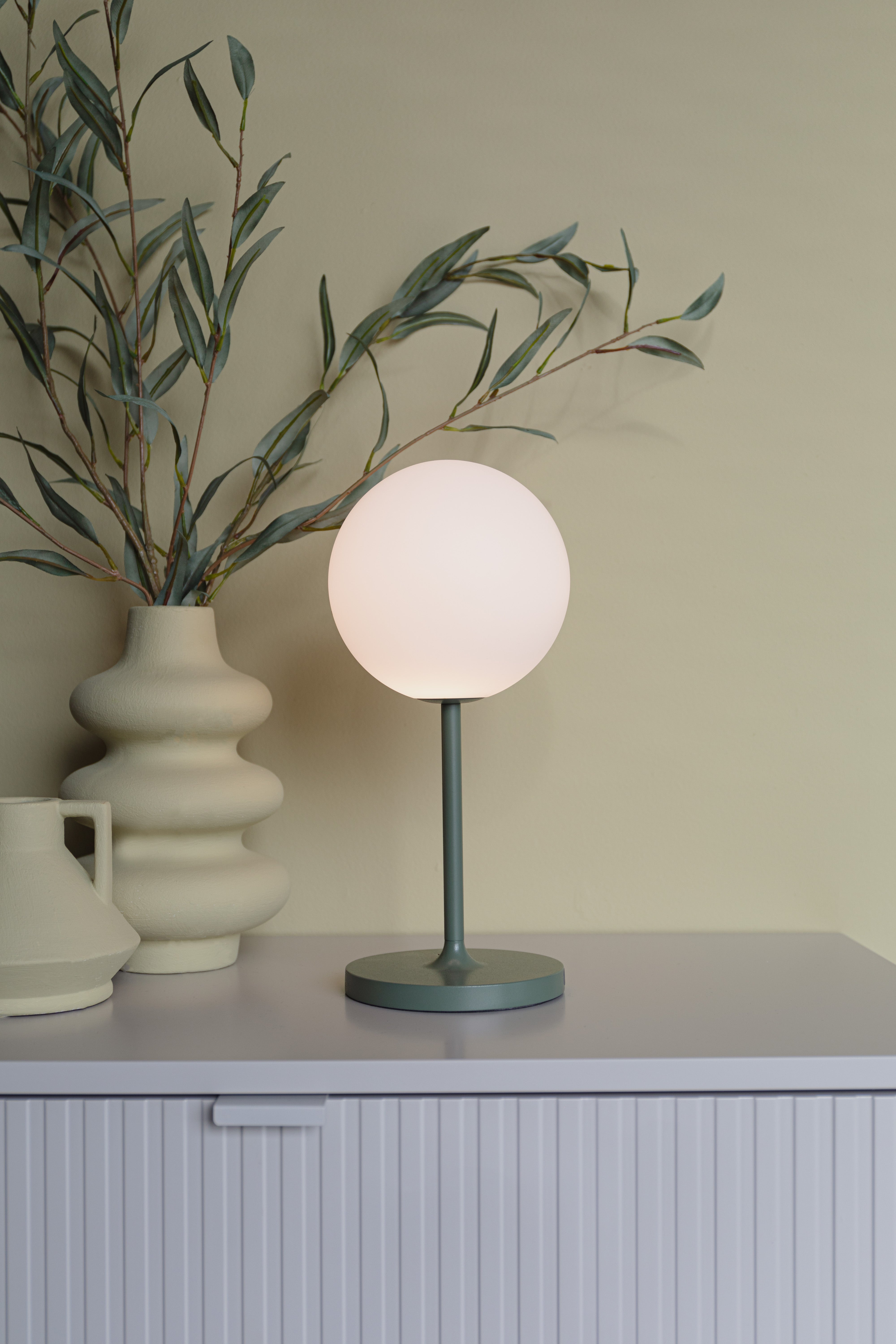 Table Lamp Hub Green White Label Living Eye on Design