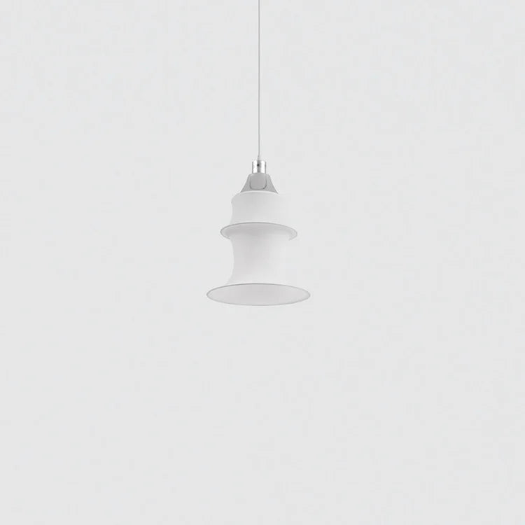 FALKLAND White Fabric Pendant Lamp