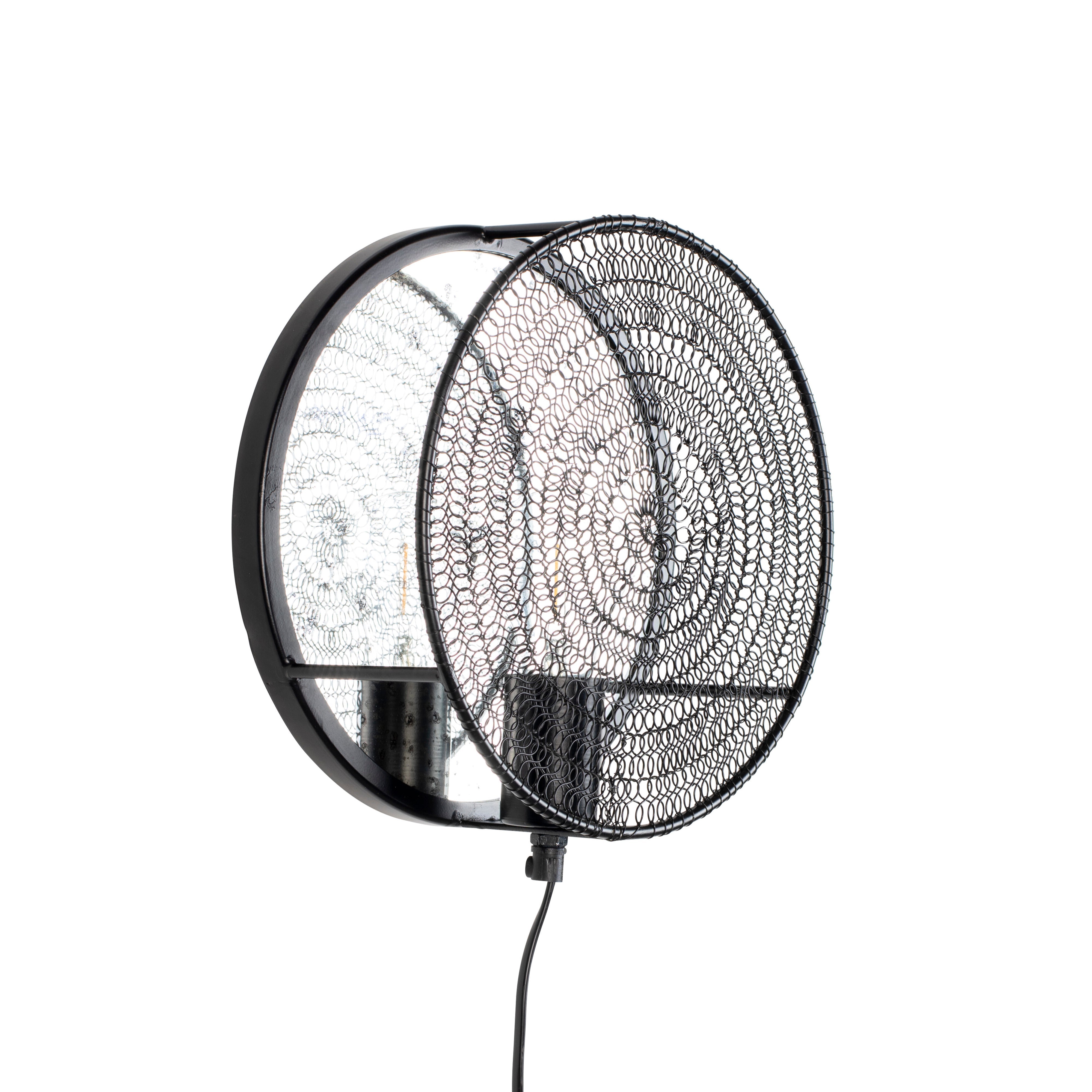 Nástenná lampa LEA čierna