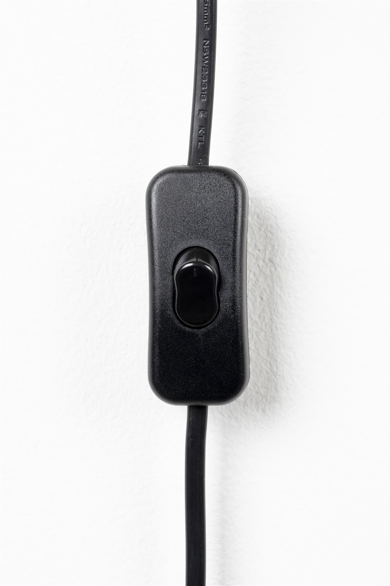 Nástenná lampa JAYLEE čierna