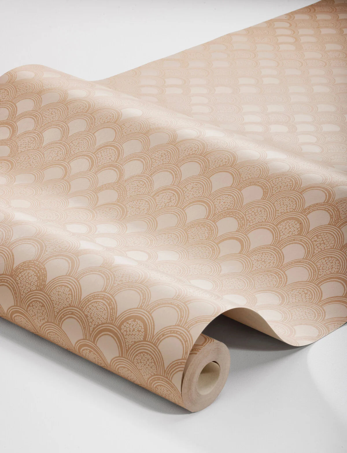 Tapeta s geometrickým motívom v oblúkoch BIRGIT zlatá