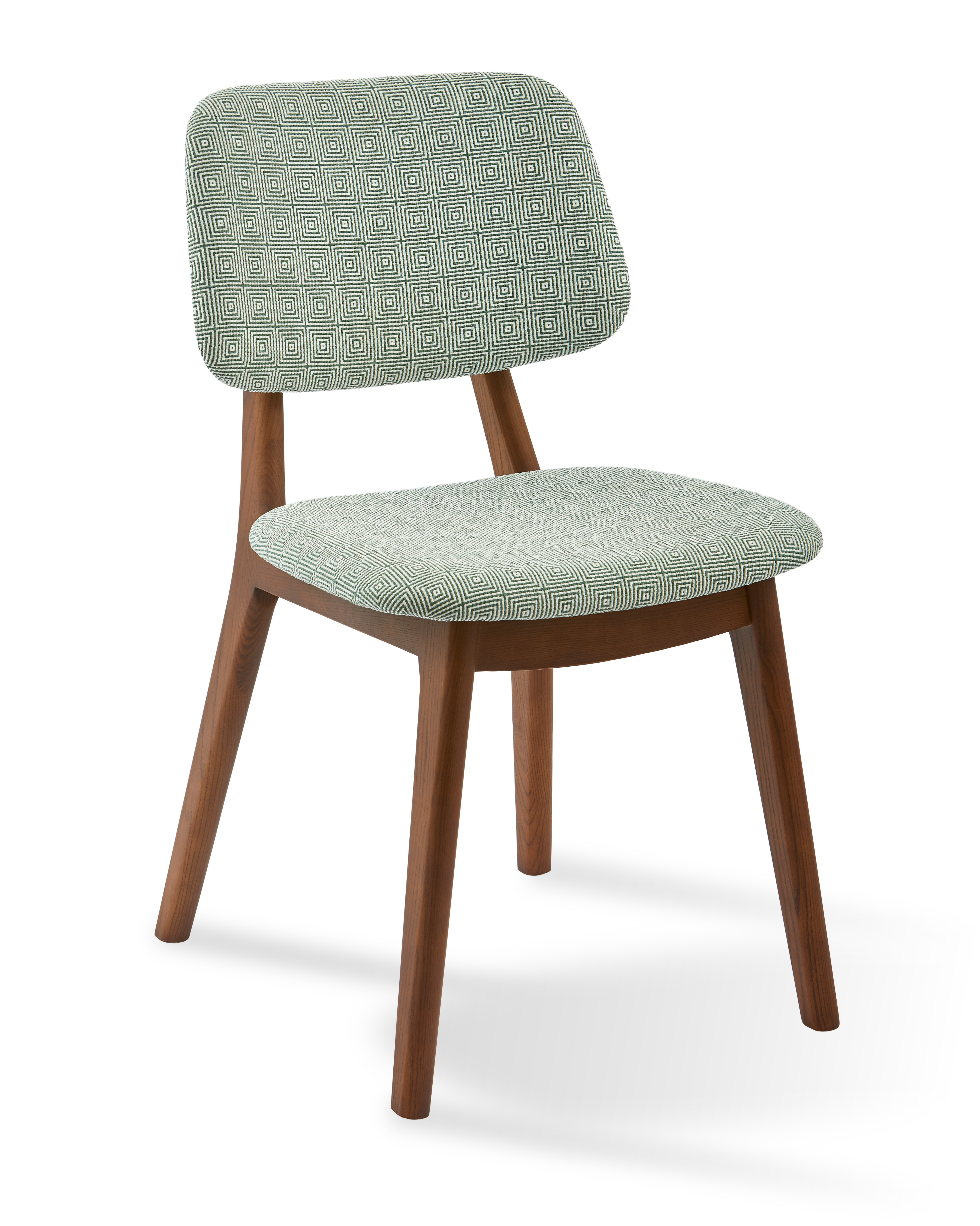 HAPPY DAYS chair green with wooden base