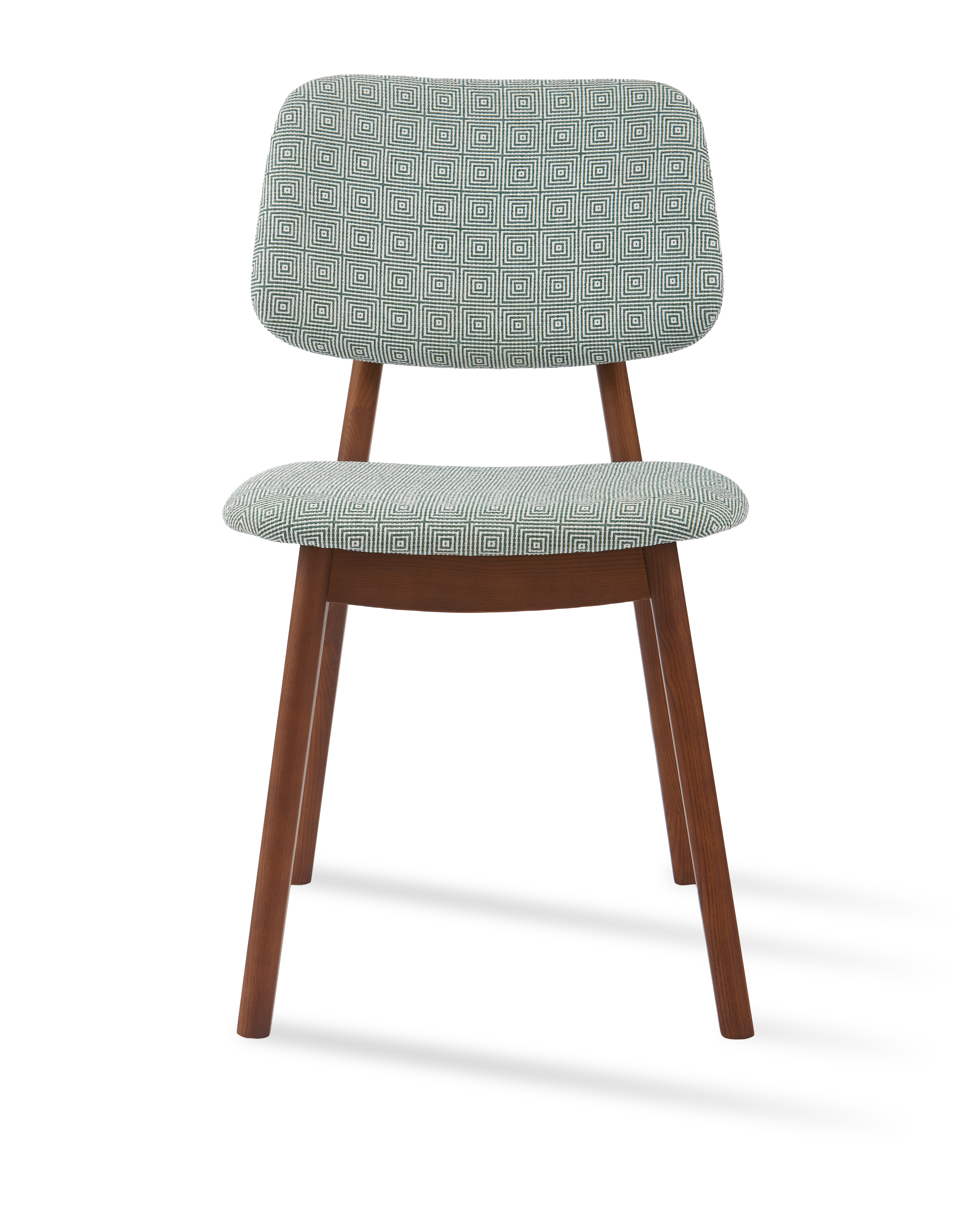 HAPPY DAYS chair green with wooden base