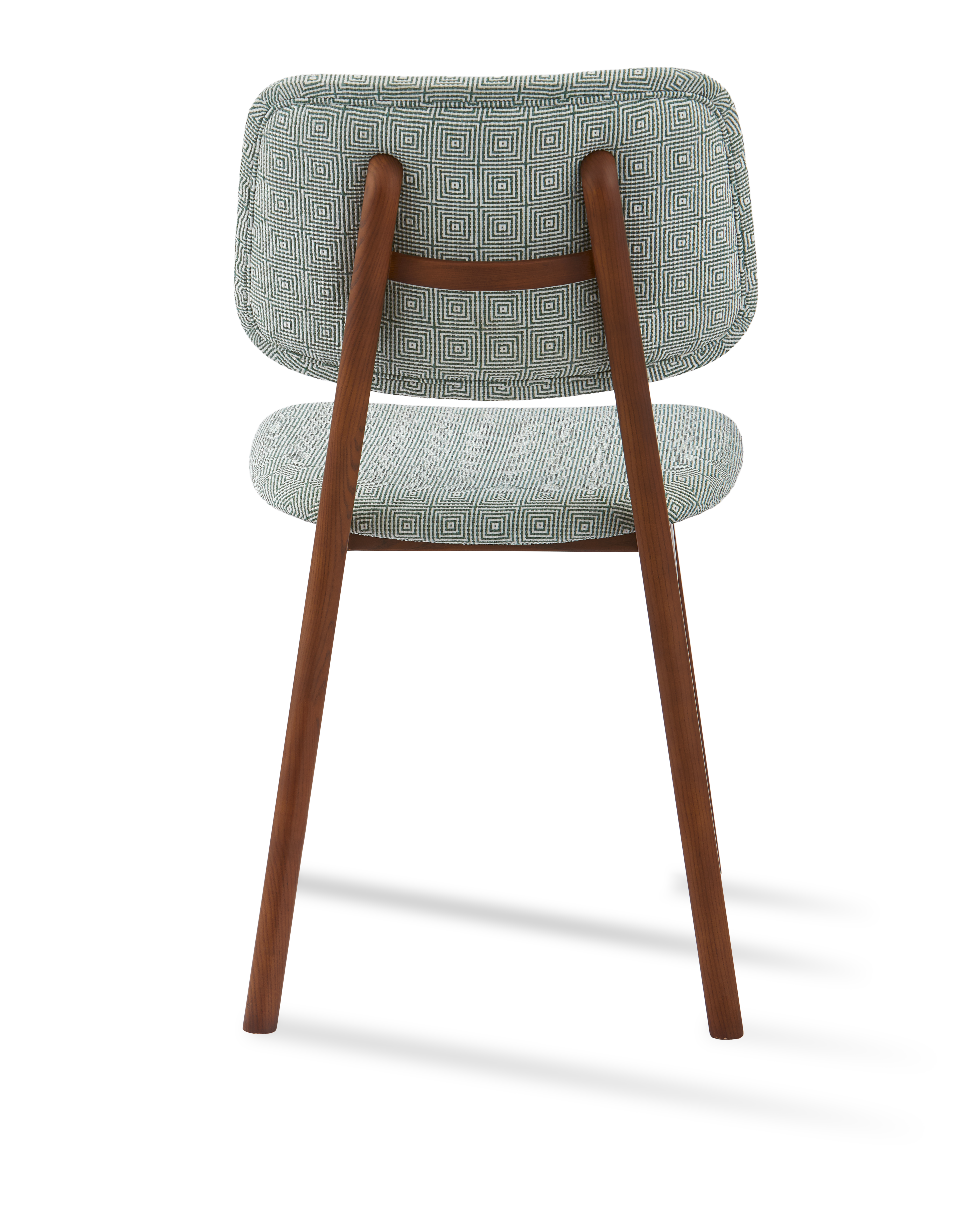 HAPPY DAYS chair green with wooden base