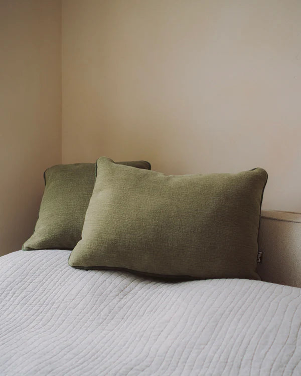 MIU cushion olive green