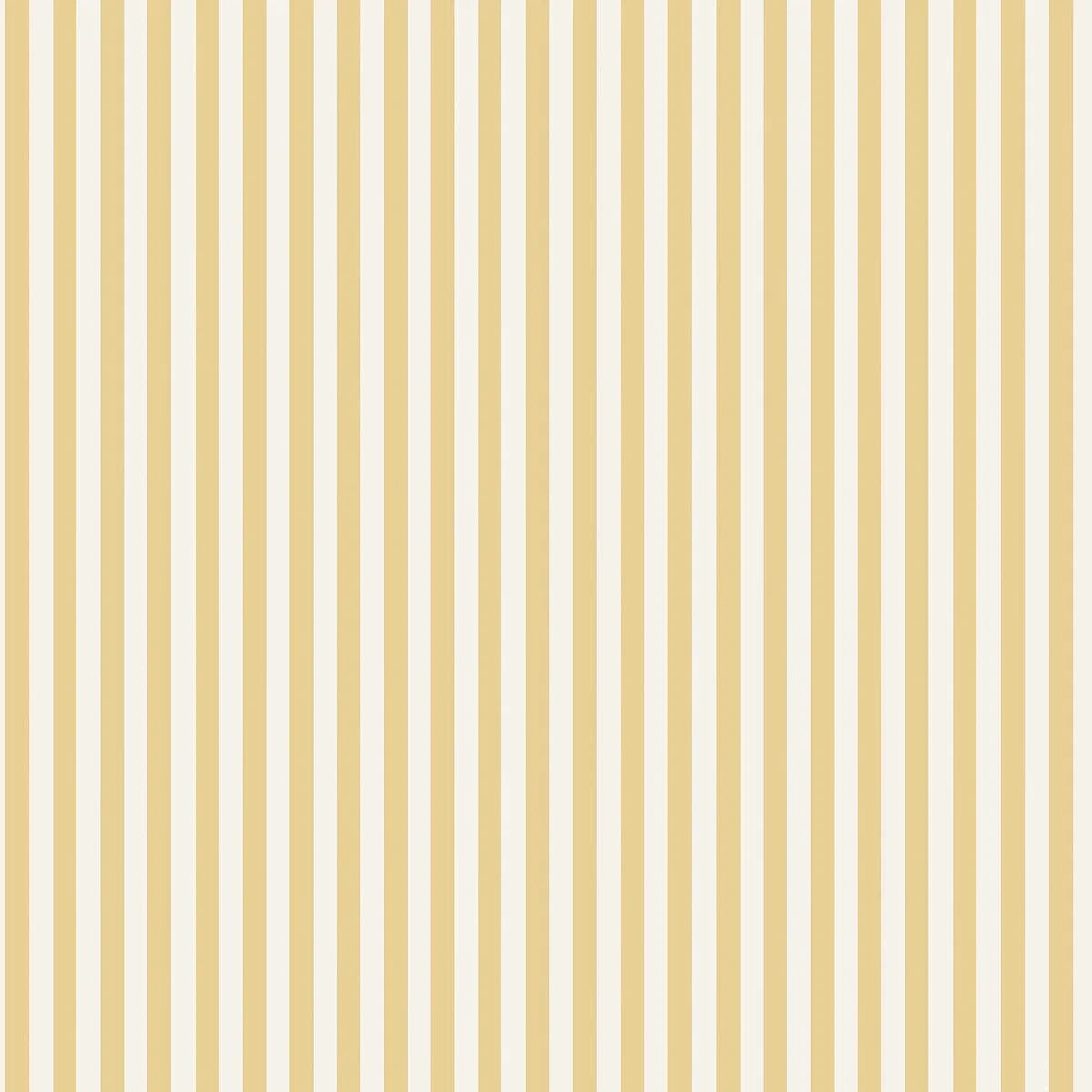 MÖLLE STRIPE Yellow and White Striped Wallpaper