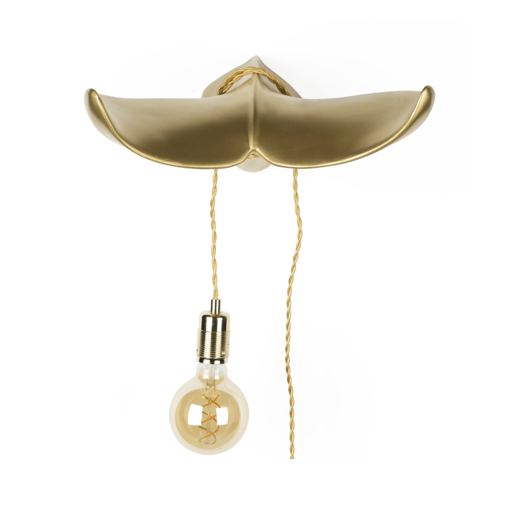 Wall lamp THE TAIL WILL FOLLOW gold