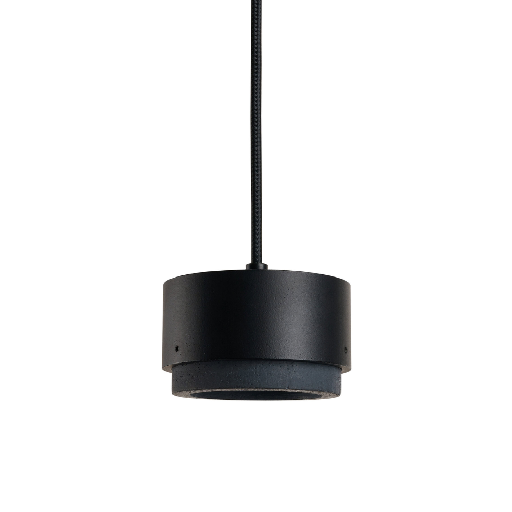 JUBI pendant lamp in aluminum with concrete