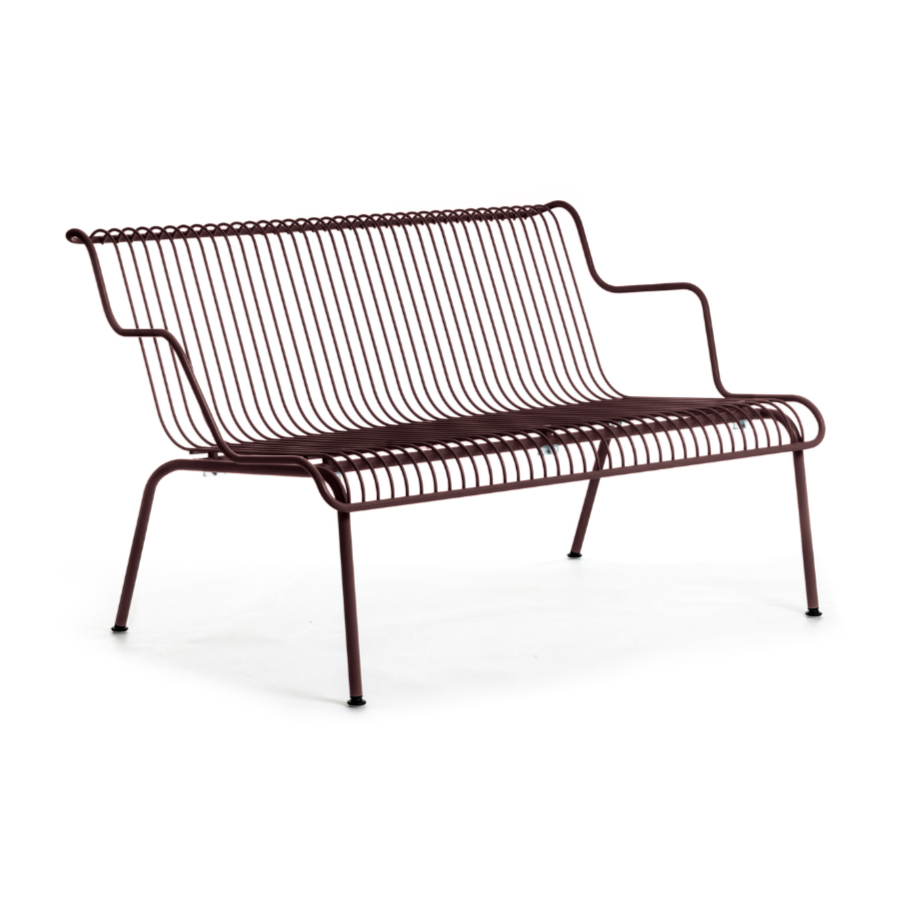 SOUTH garden bench burgundy