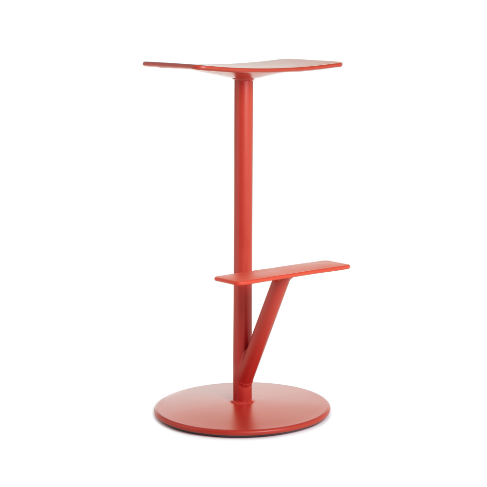 SEQUOIA coral bar stool