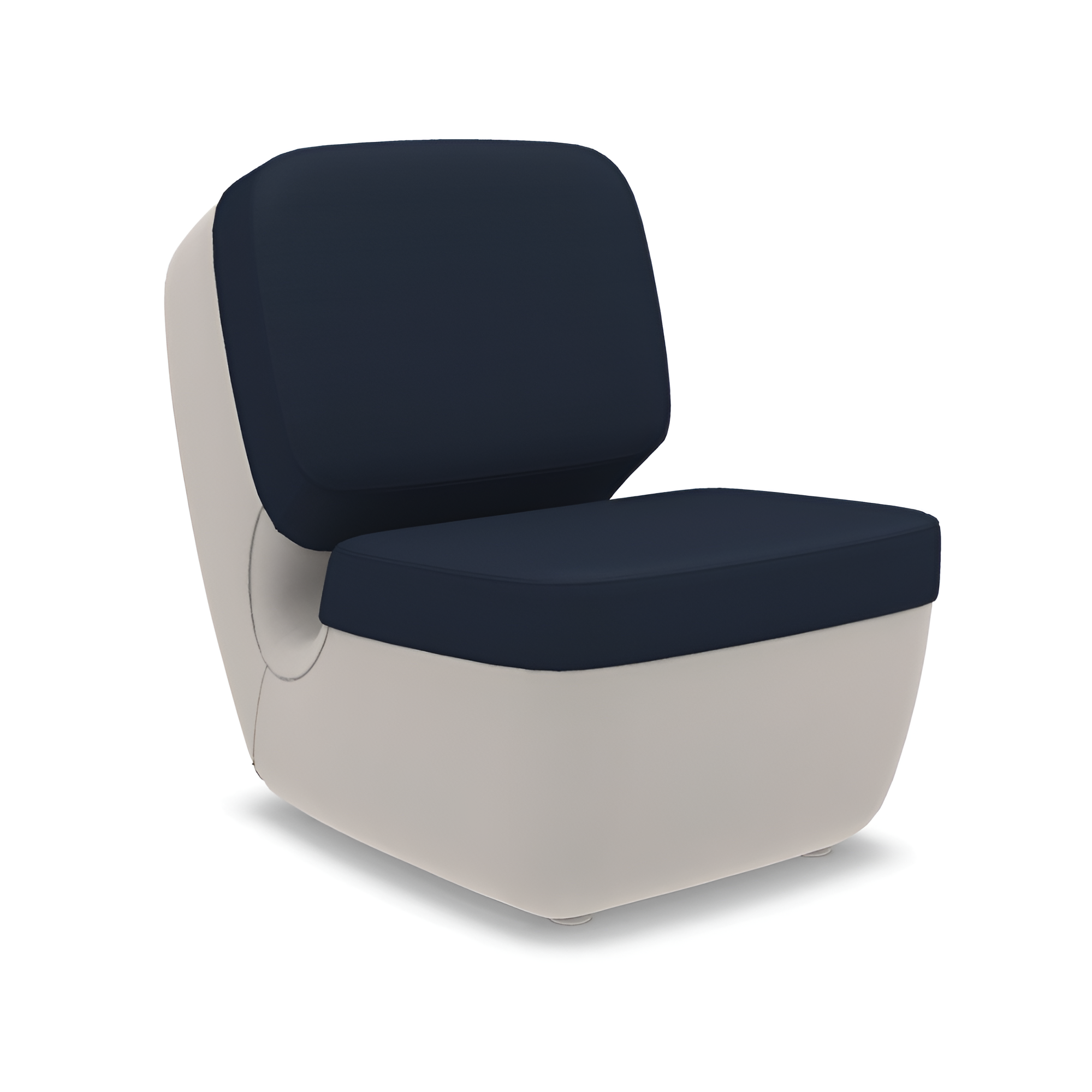 Fotel NIMROD tmavomodrý