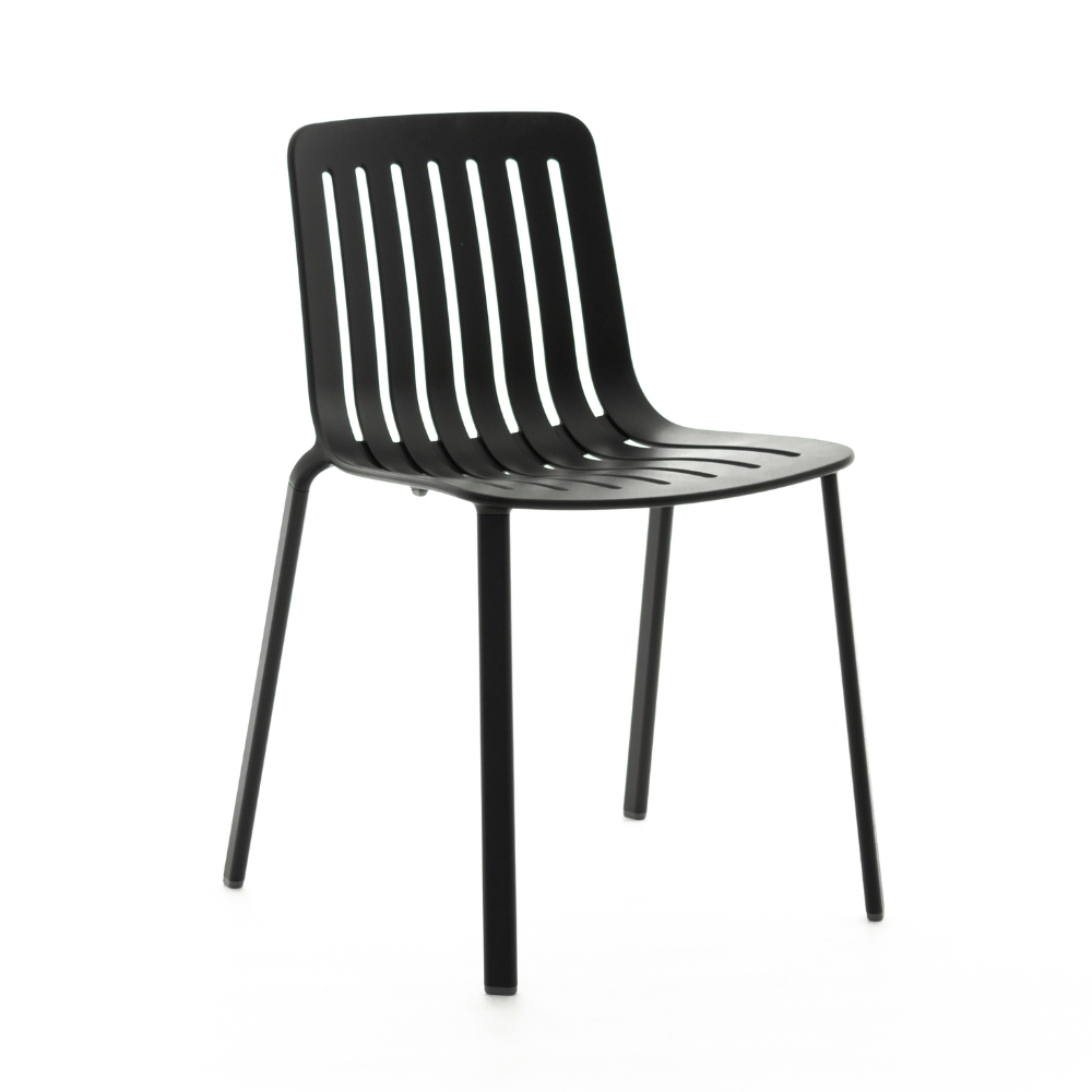 Outdoor chair PLATO black