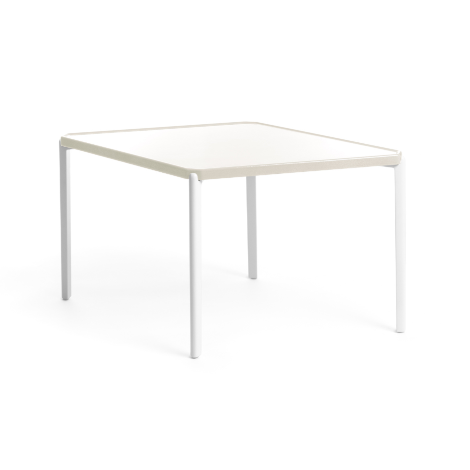 TAMBOUR cream concrete coffee table