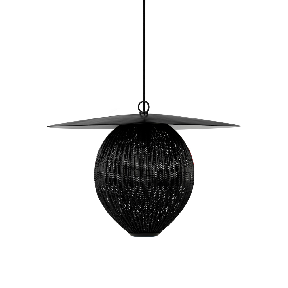 Závesná lampa SATELLITE čierna